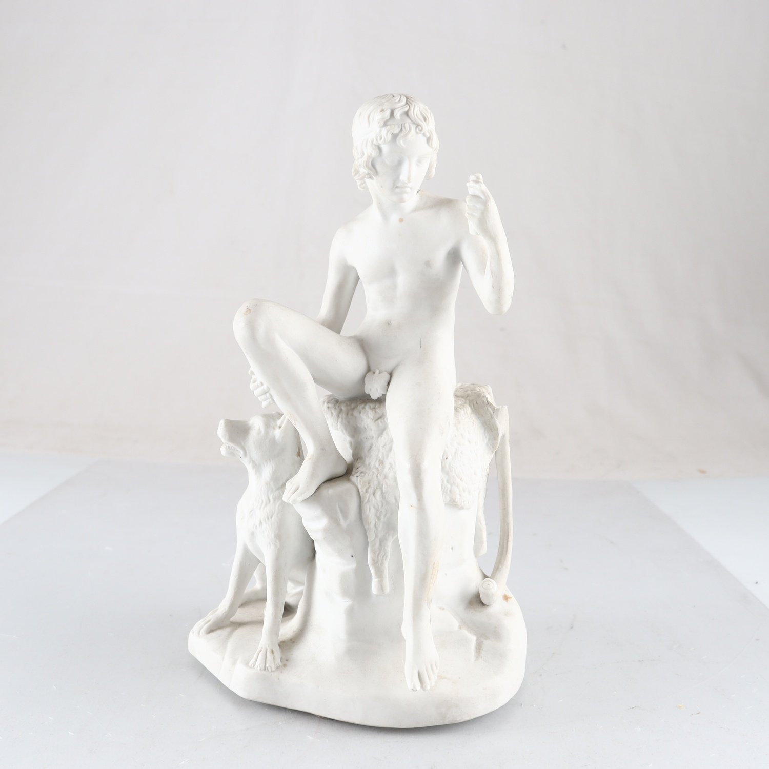 Figurin, Bertel Thorvaldsen, Royal Copenhagen. Samfraktas ej.