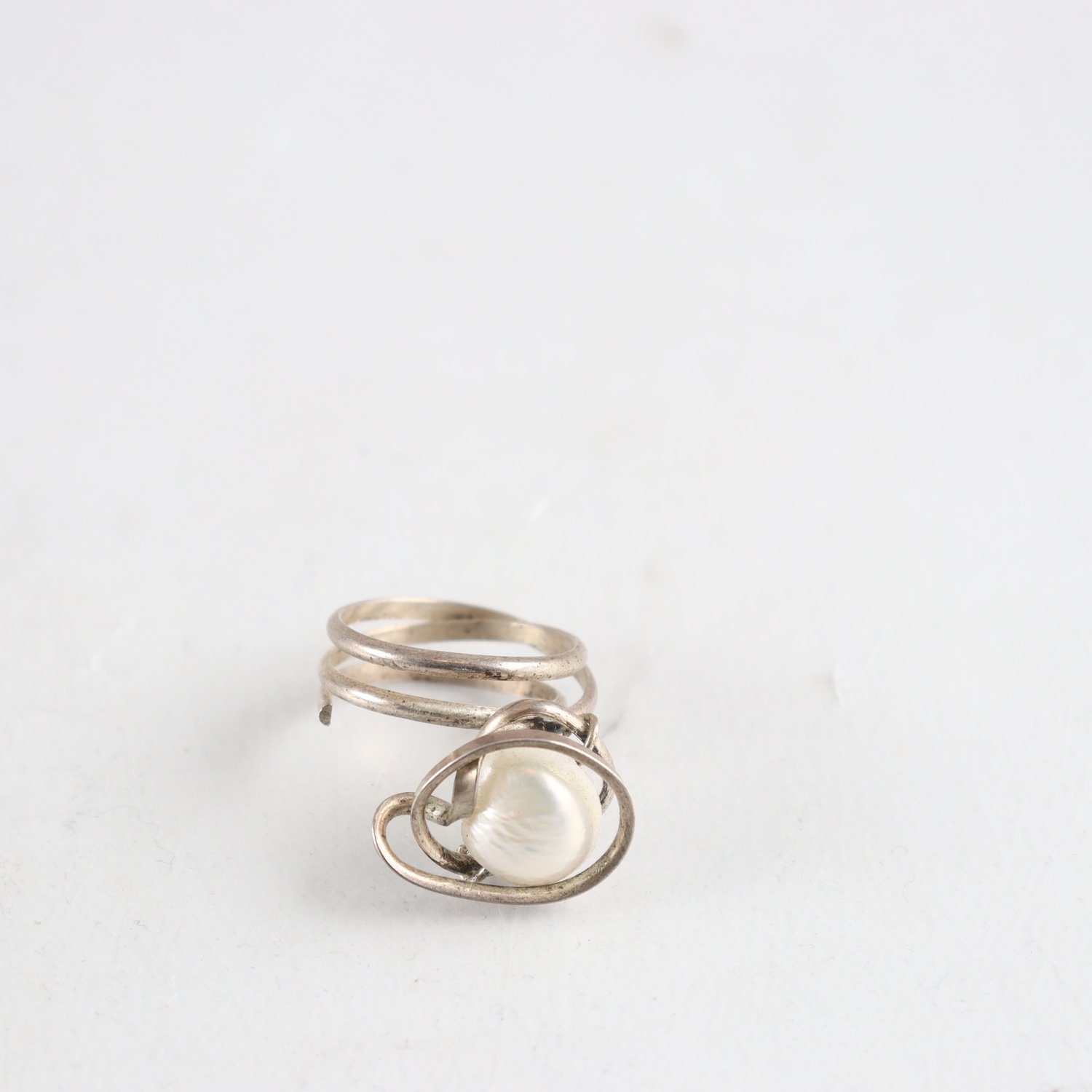 Ring, Silver, Sten, Brv: 6,4