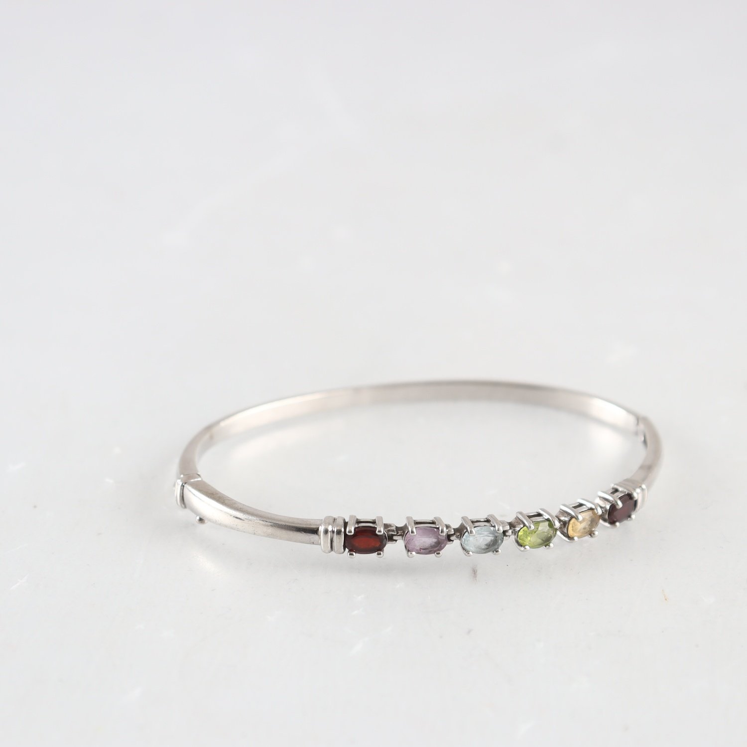 Armband, Silver, Glas, Brv: 13,5 g