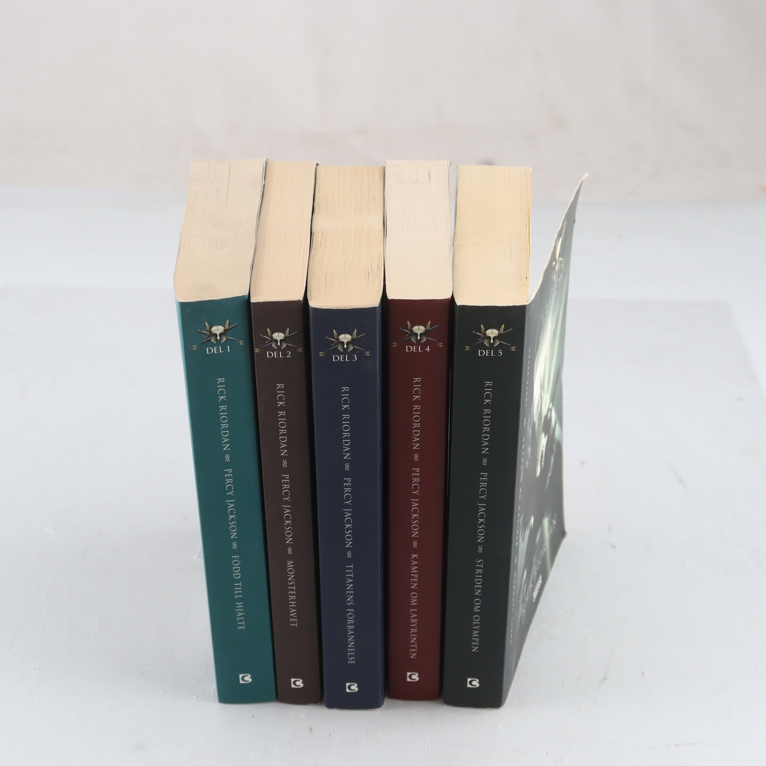 Percy Jackson, Rick Riordan, Bok 1-5