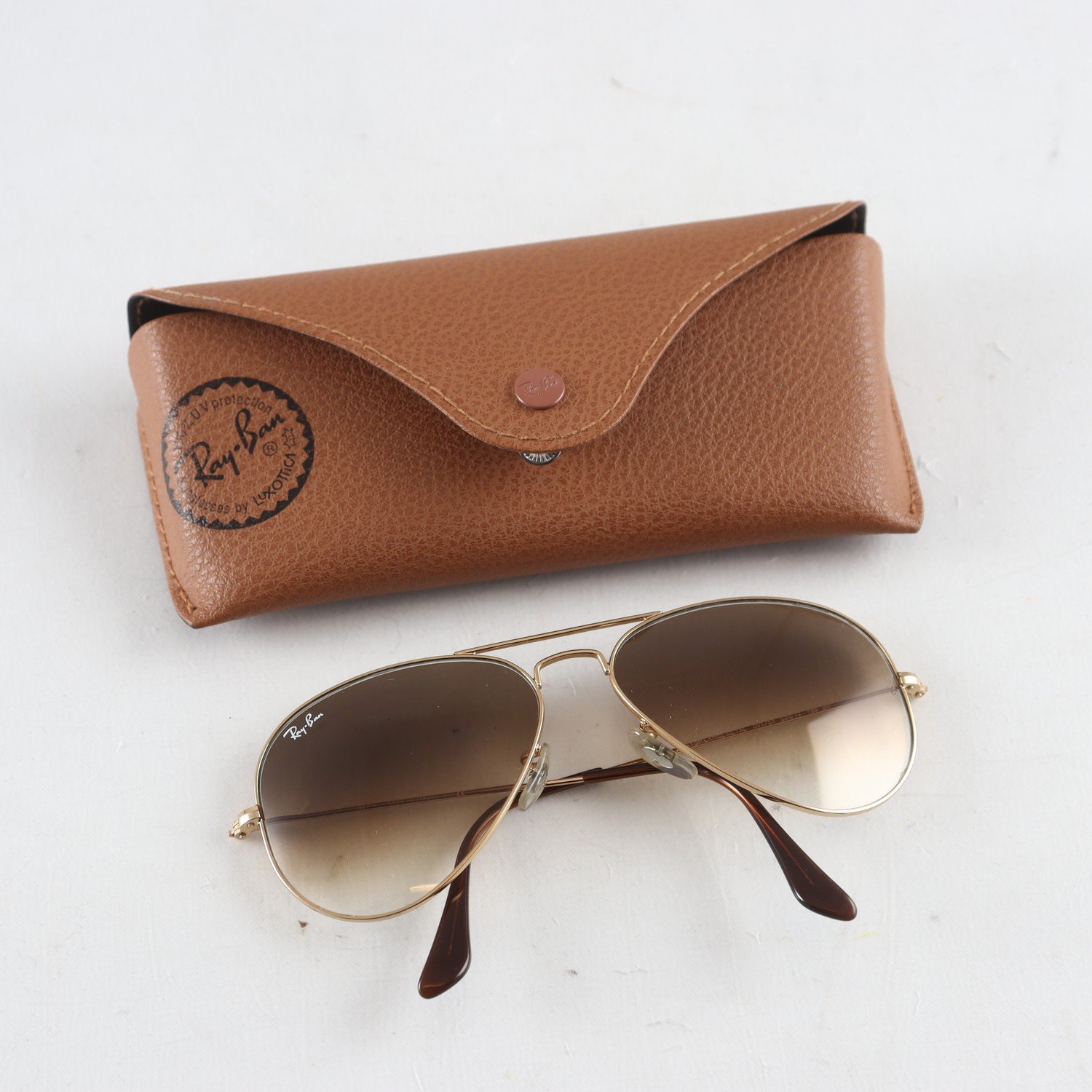 Solglasögon, metall, Ray Ban Aviator Large