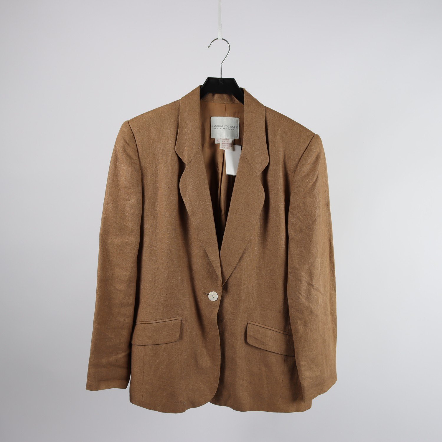 Kavaj, Casual Corner & Company, beige, lin, stl. 10