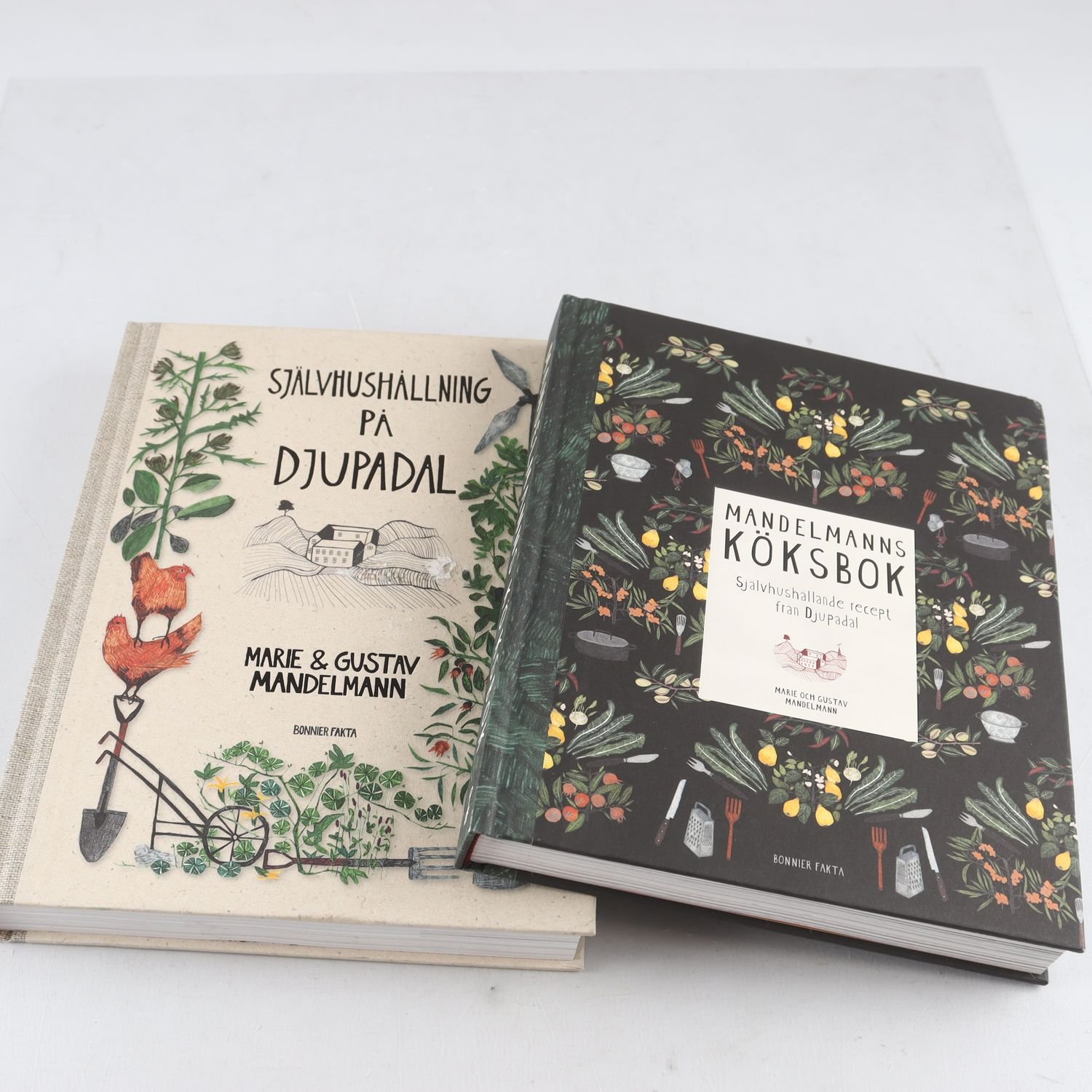 Paket: Mandelmanns köksbok + Självhushållning på Djupadal