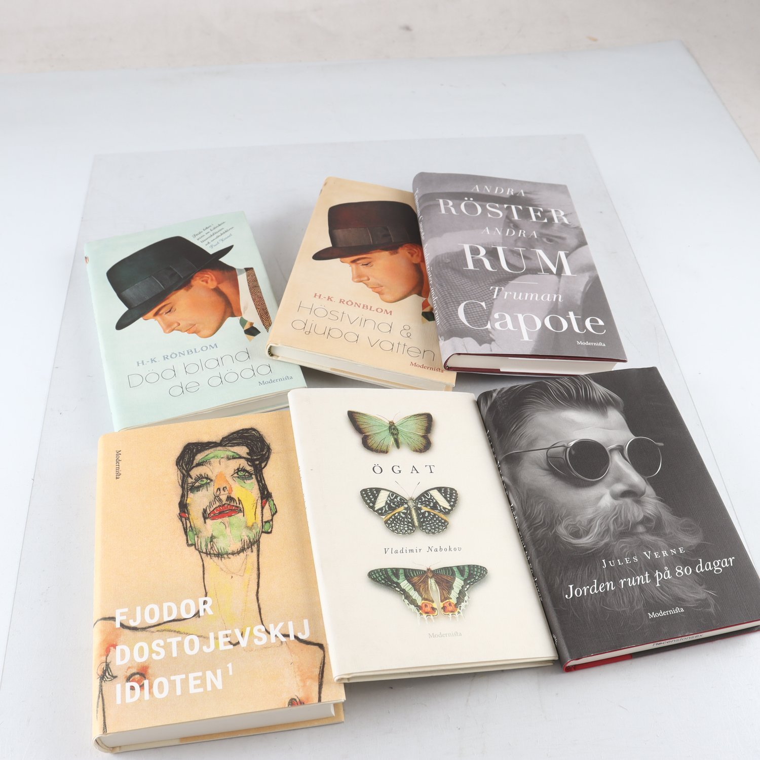Klassiker från Modernista, 6 vol: Dostojevskij, Nabokov m.m.