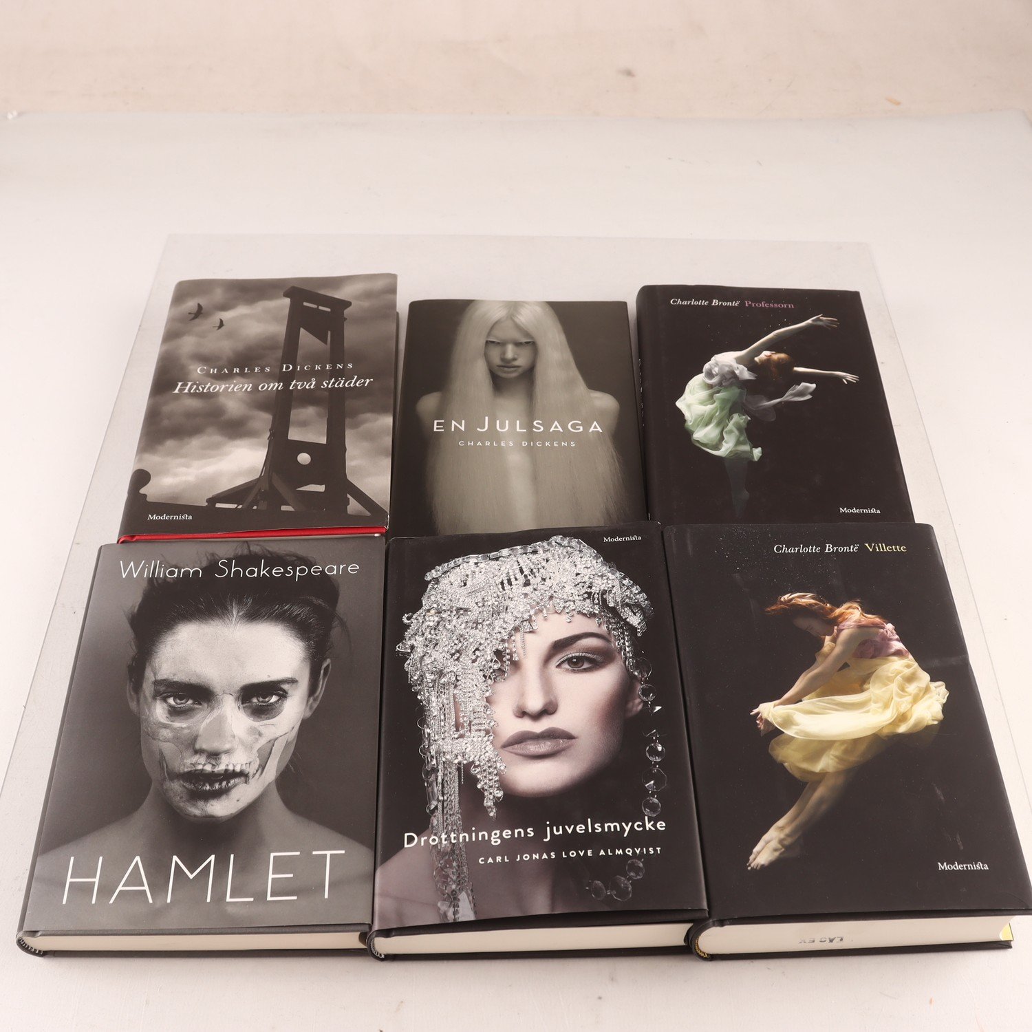 Klassiker från Modernista, 6 vol: Brontë, Dickens m.m.