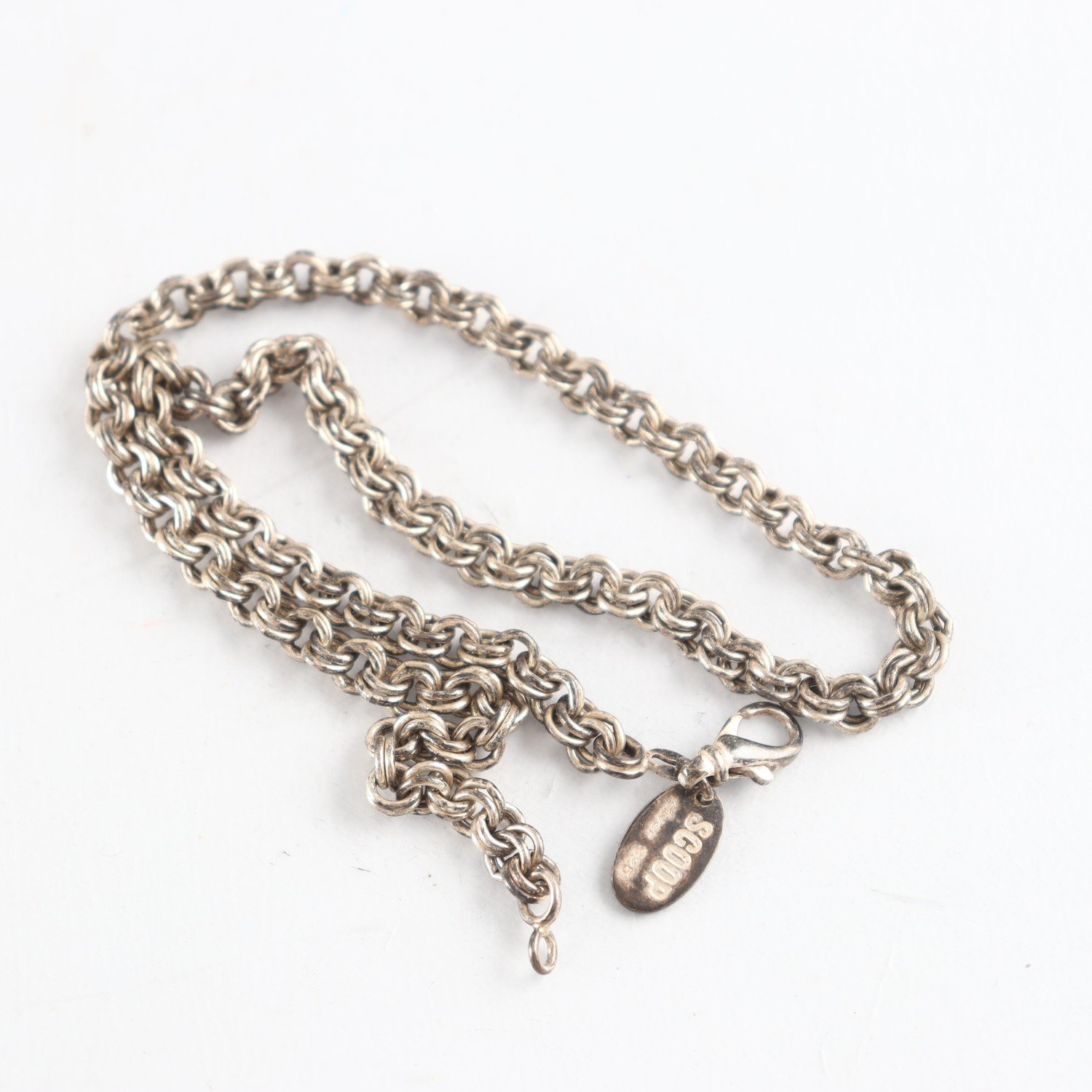 Halsband, Scoop, Silver, Vikt: 30,8 g