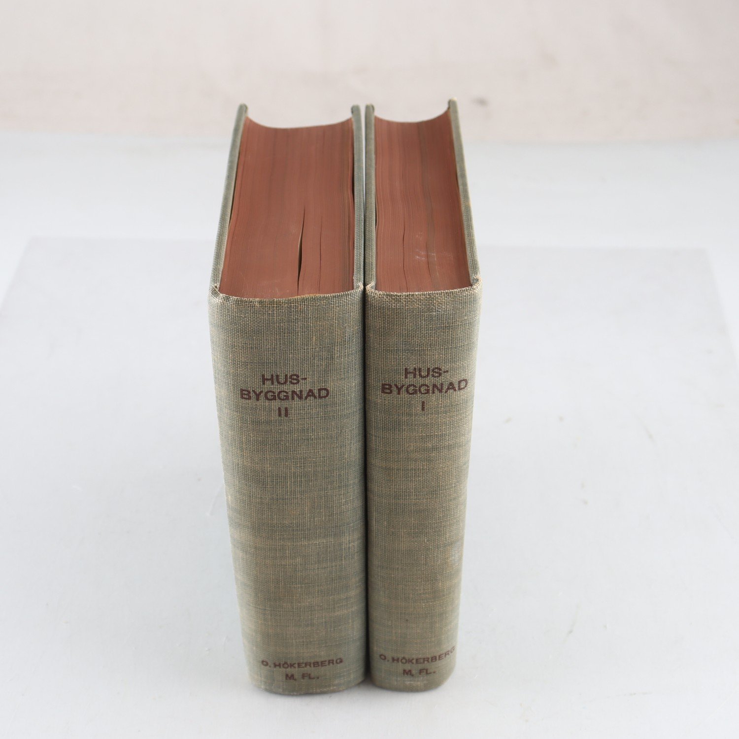 Otar Hökerberg m fl, Husbyggnad, Vol. I-II. Samfraktas ej.