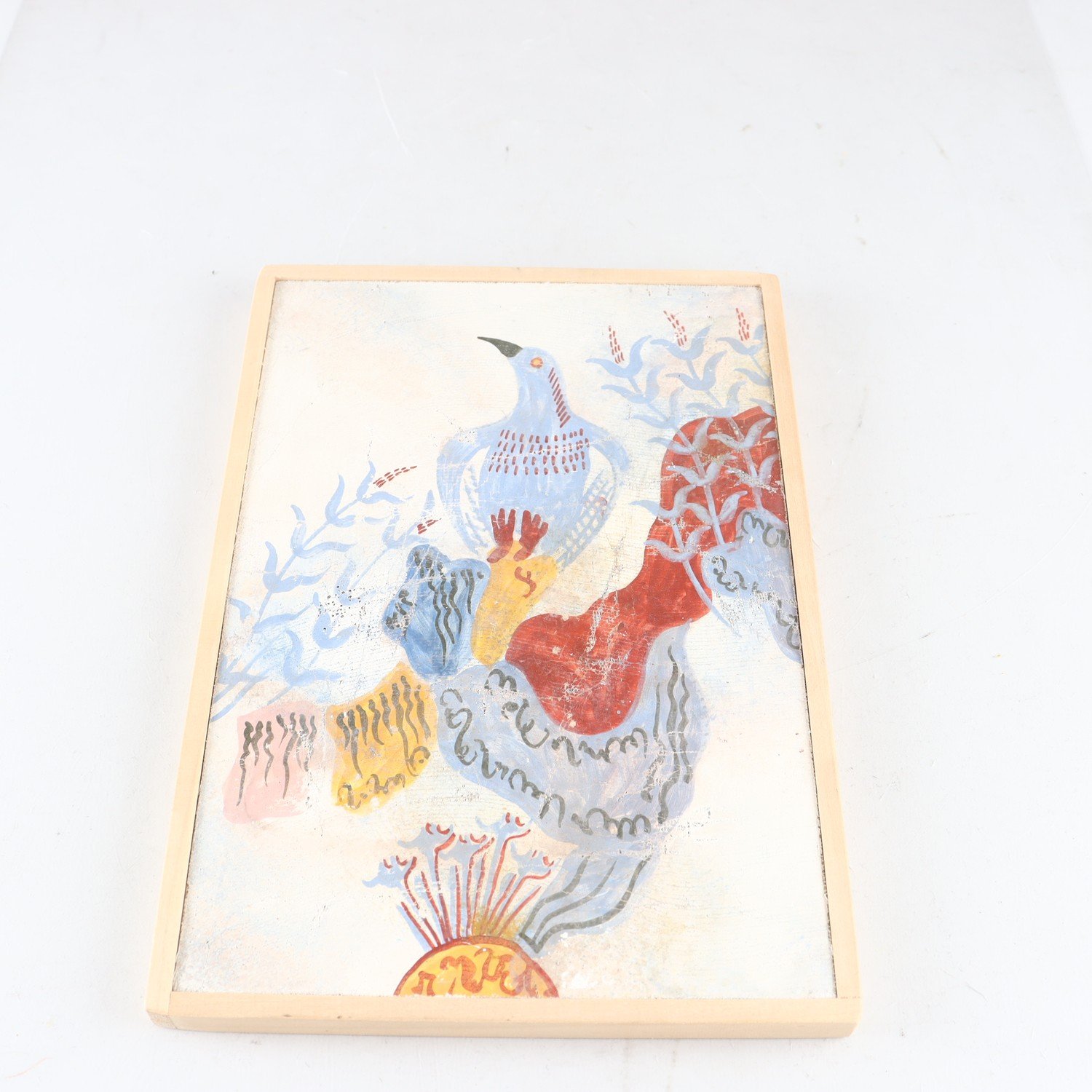 Reproduktion, fresco, ”Blue Bird”.