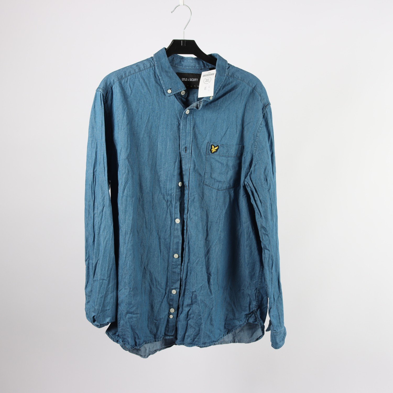 Skjorta, Lyle & Scott, blå, stl. L