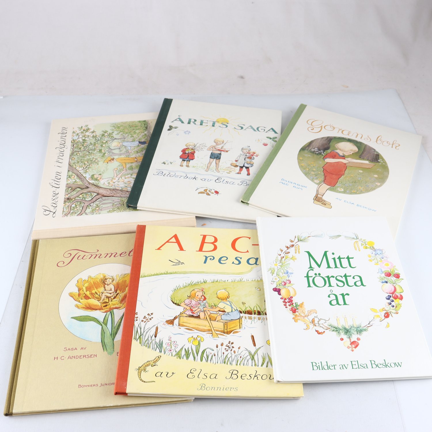 Elsa Beskow, bokpaket med 6 volymer