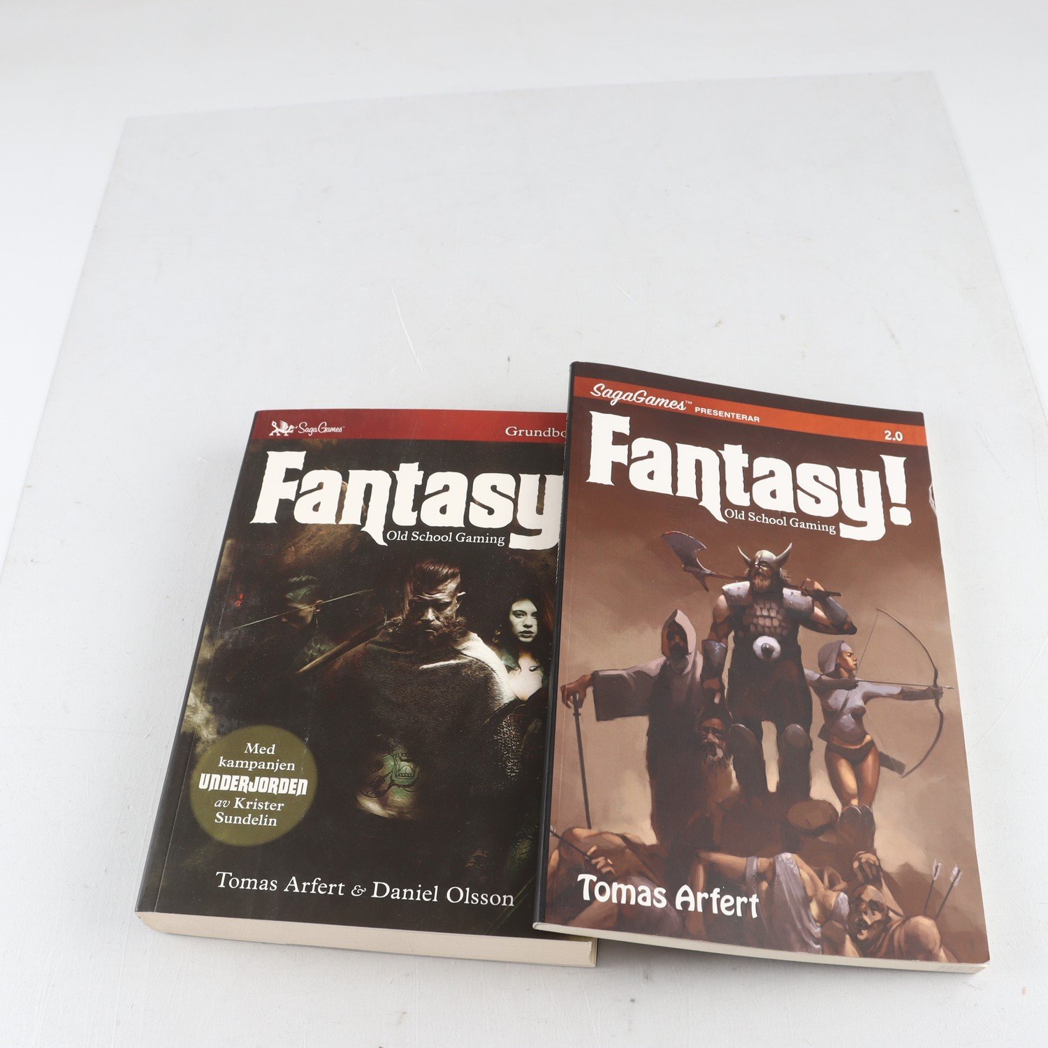 Fantasy! Old school gaming, Saga Games, Grundbok 2.0 + 3.0