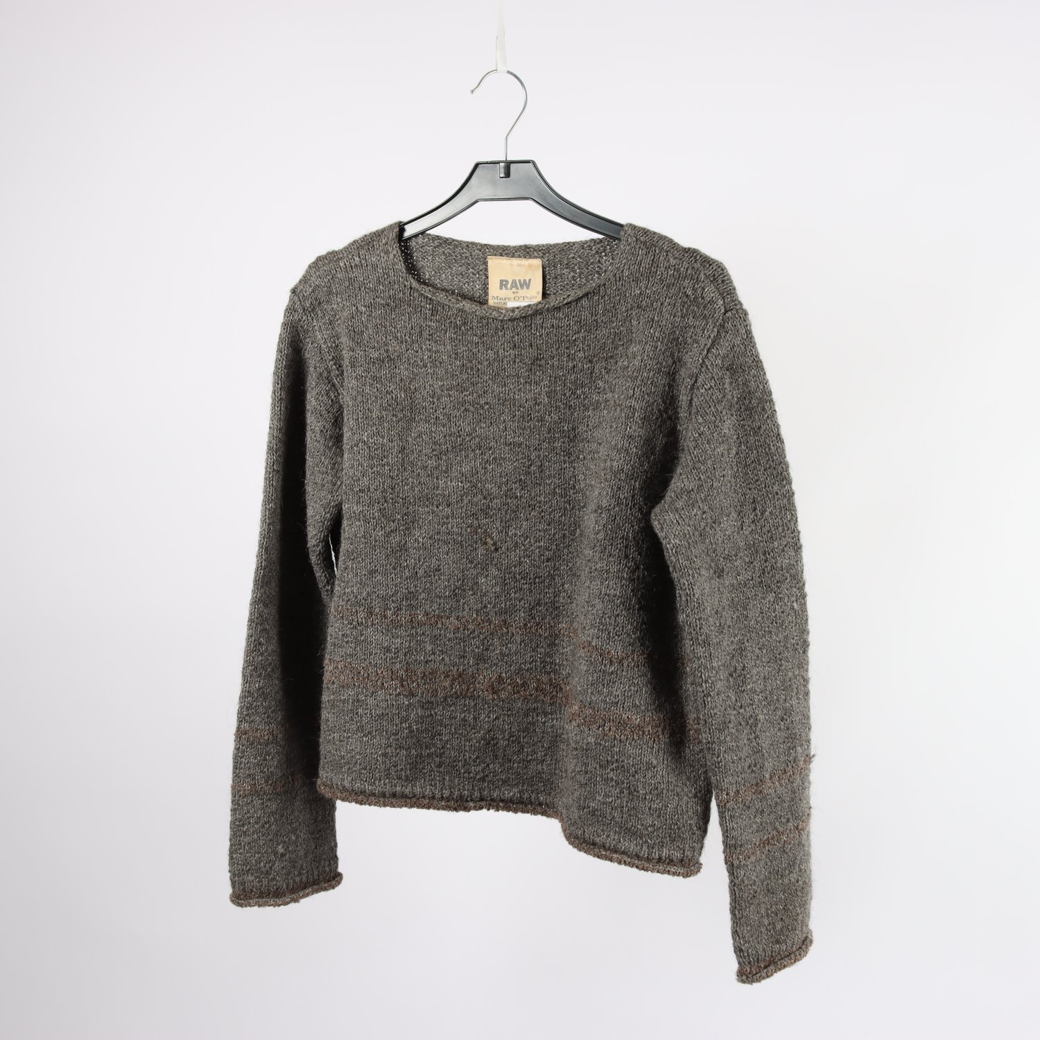 Tröja, Raw x Marc O’Polo, grå, ull, alpaca, stl. M