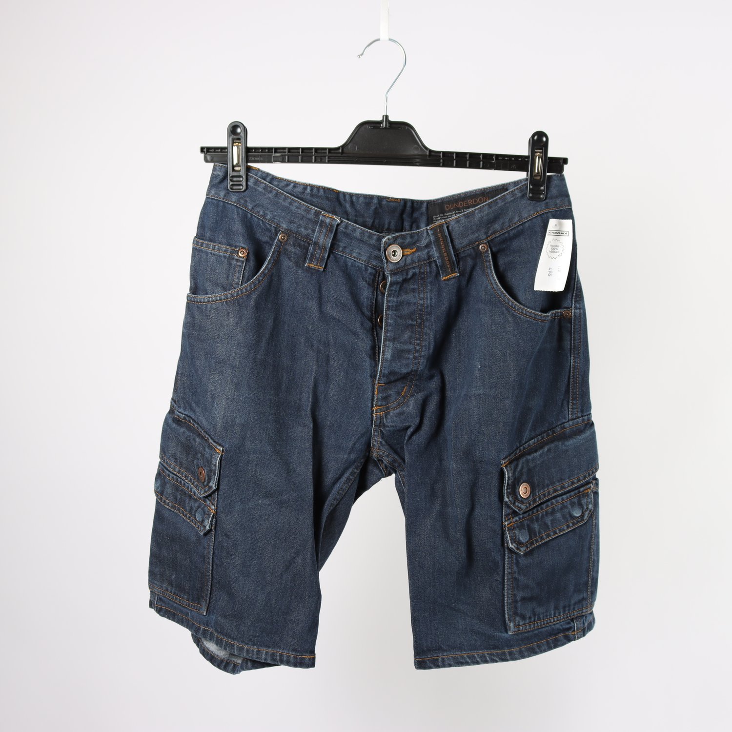 Shorts, Dunderdon, blå, jeans, stl. 48