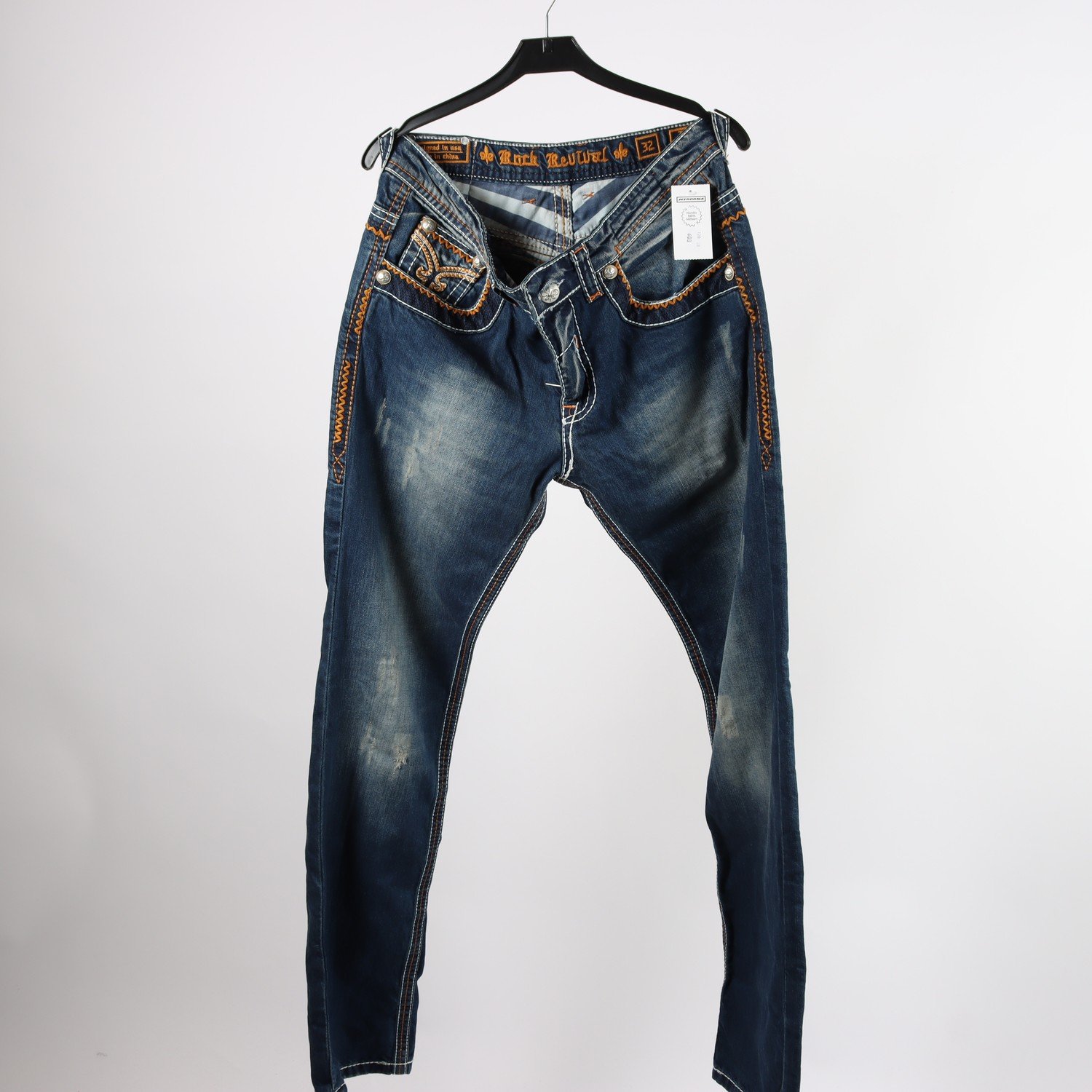 Jeans, Rock Revival, blå, stl. 32