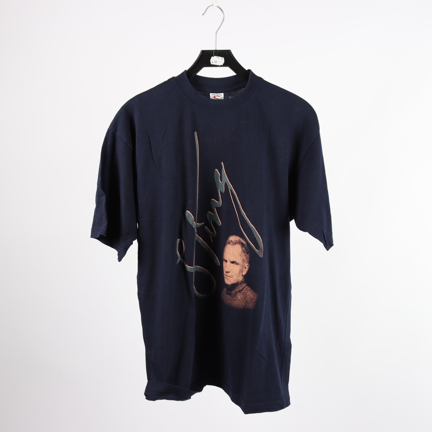 T-shirt, Sting, blå, stl. L