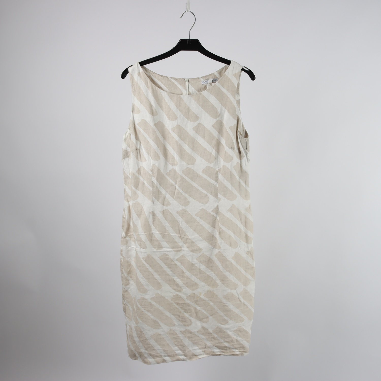 Klänning, Marimekko, beige, vit, mönstrad, stl. 40