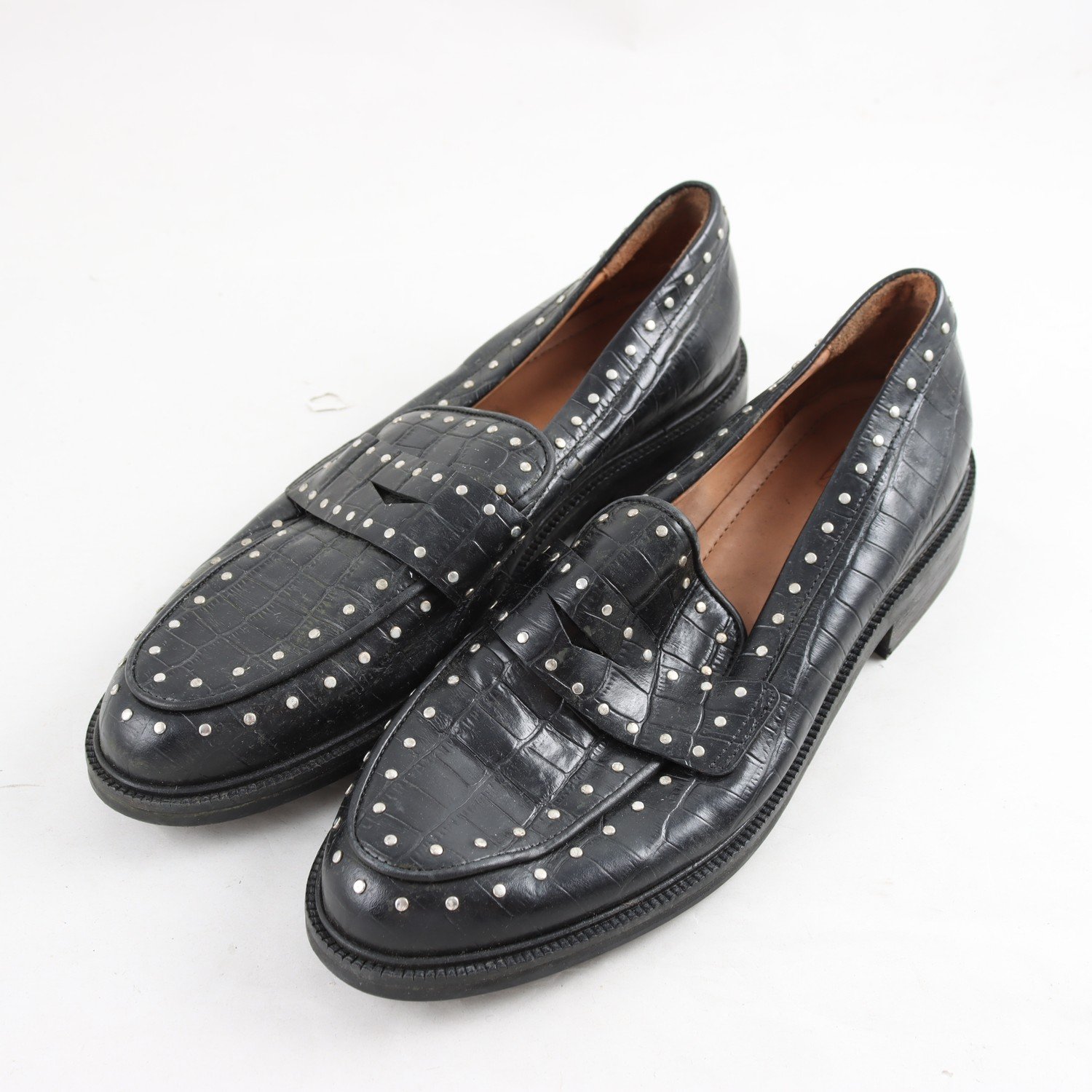 Loafers, Billi Bi, läder, stl. 40