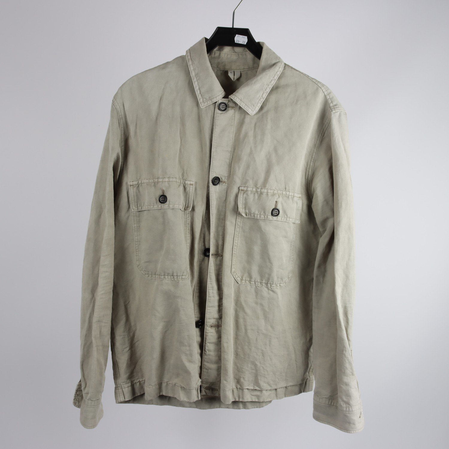 Overshirt, Arket, linblandning, stl. 50
