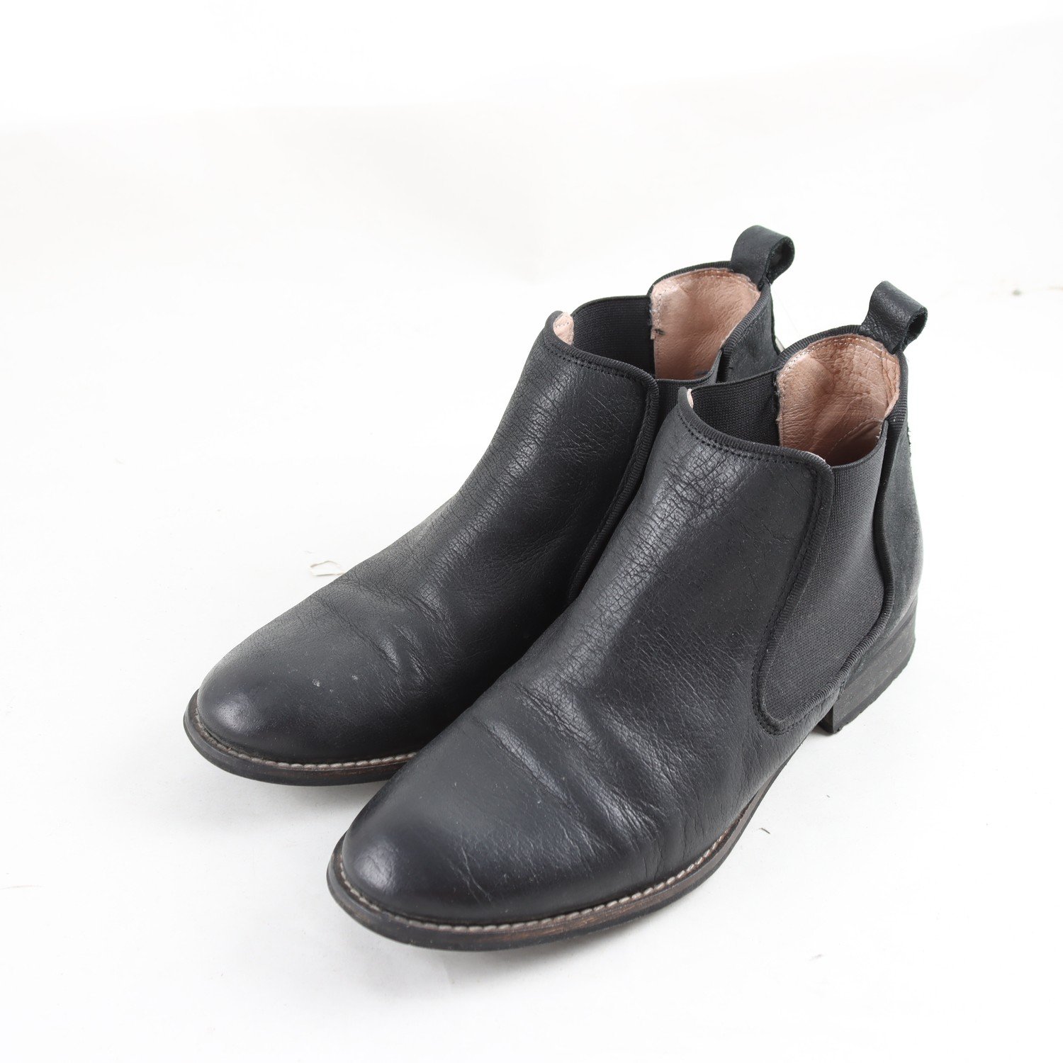 Boots, kmb, läder, stl. 38