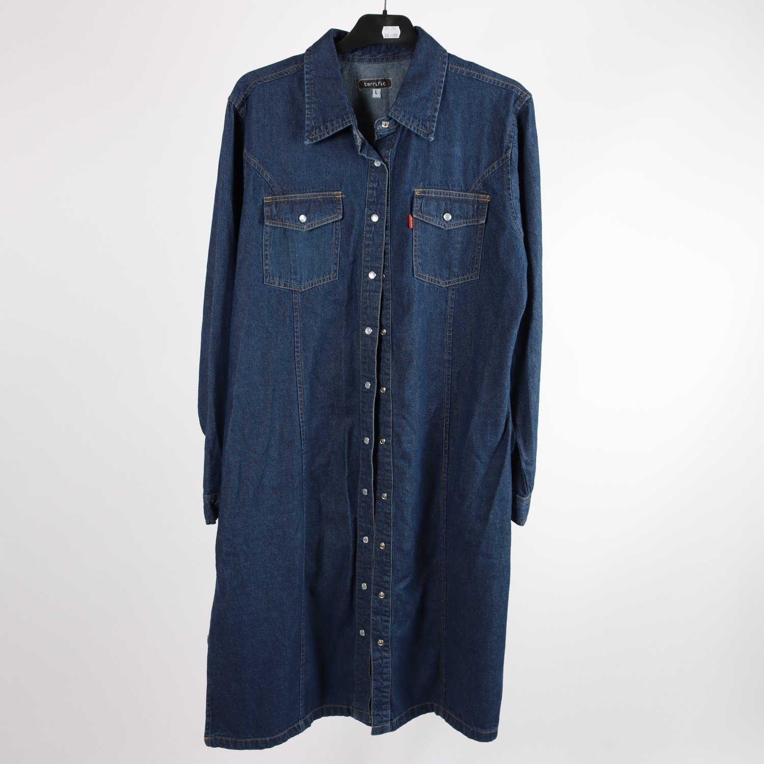 Jeansklänning, Terrific, stl. L