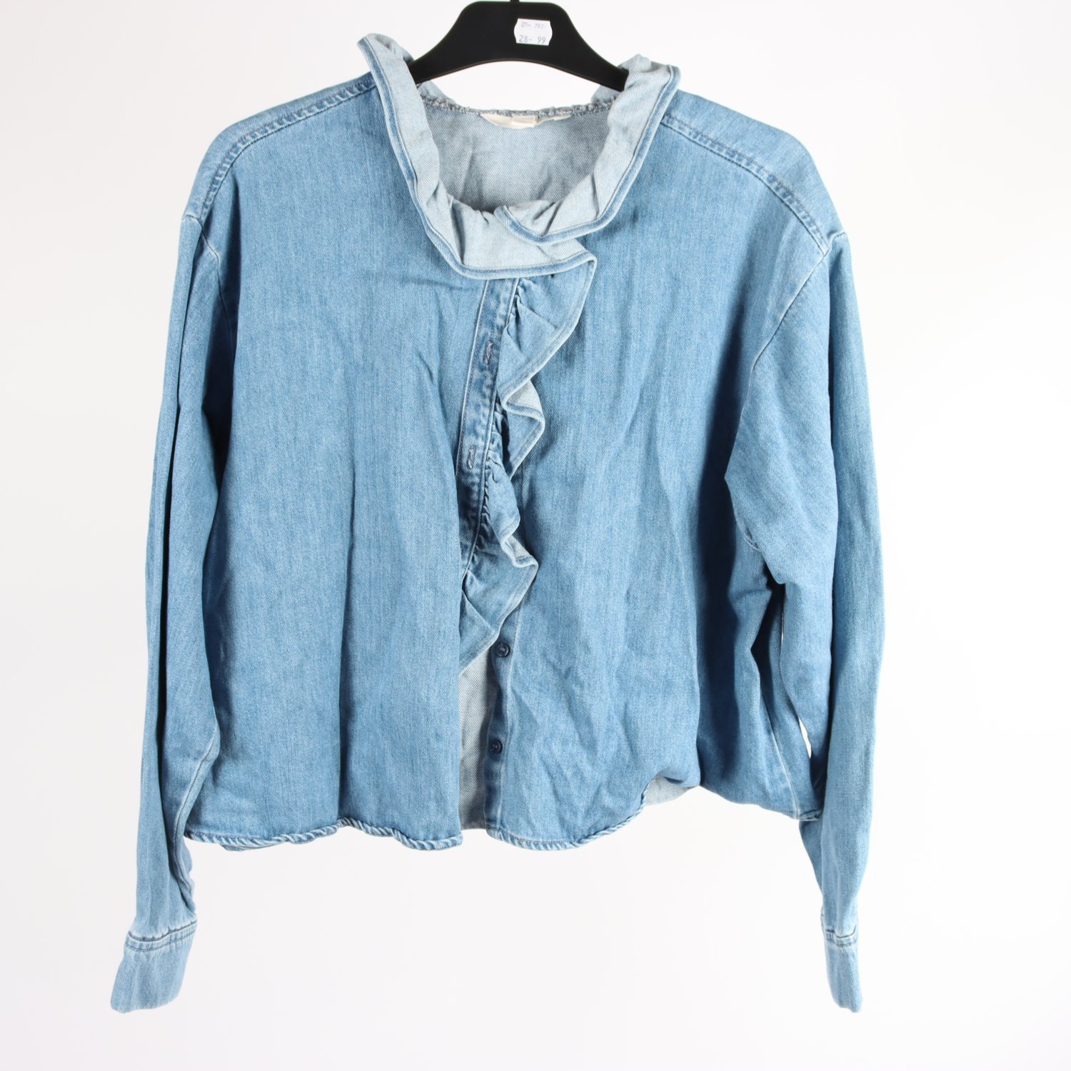 Jeansskjorta, H&M, stl. M