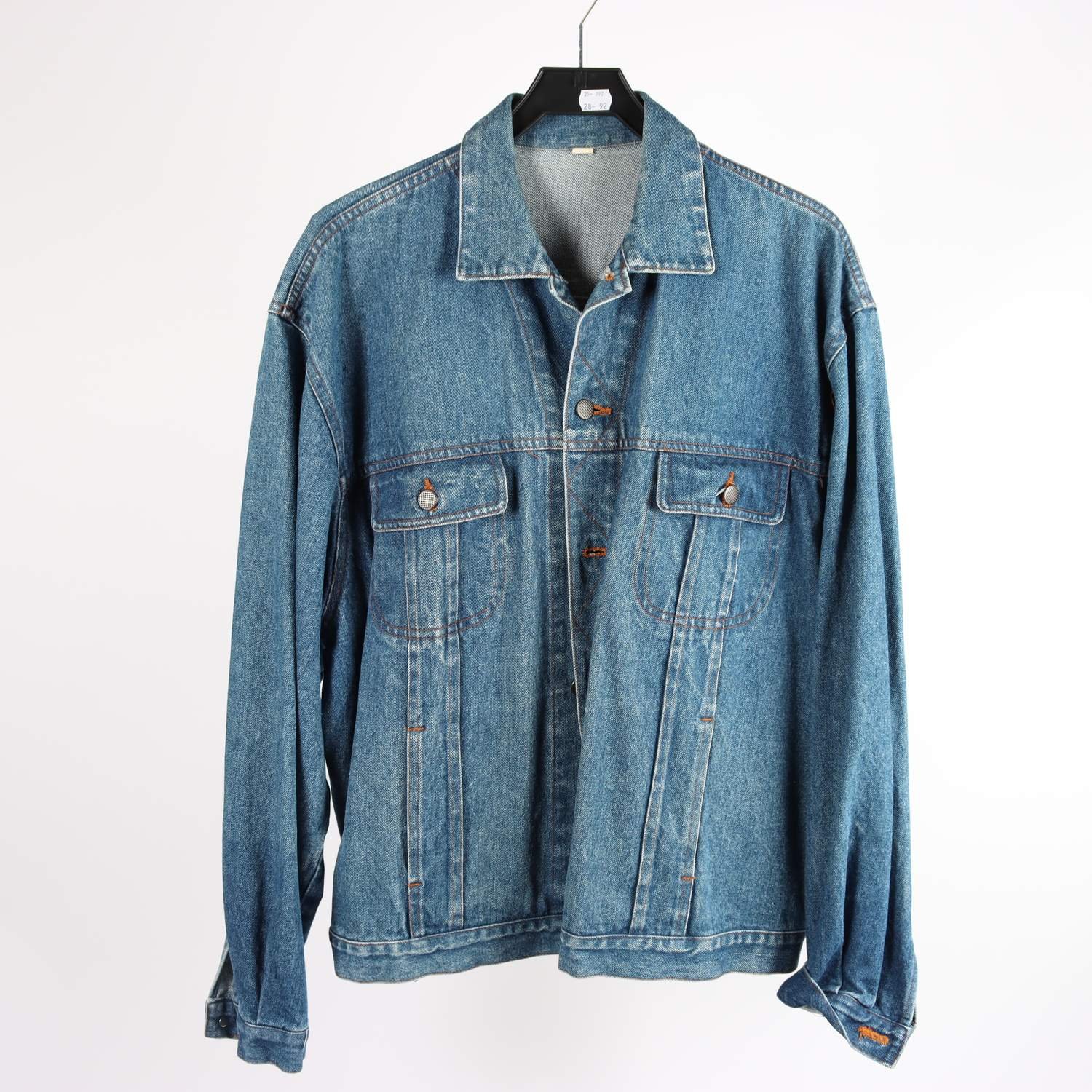Jeansjacka, vintage, stl. L