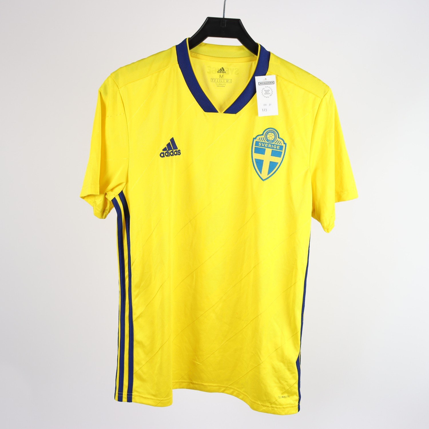 Sporttröja, Adidas, SvFF, gul, stl. M