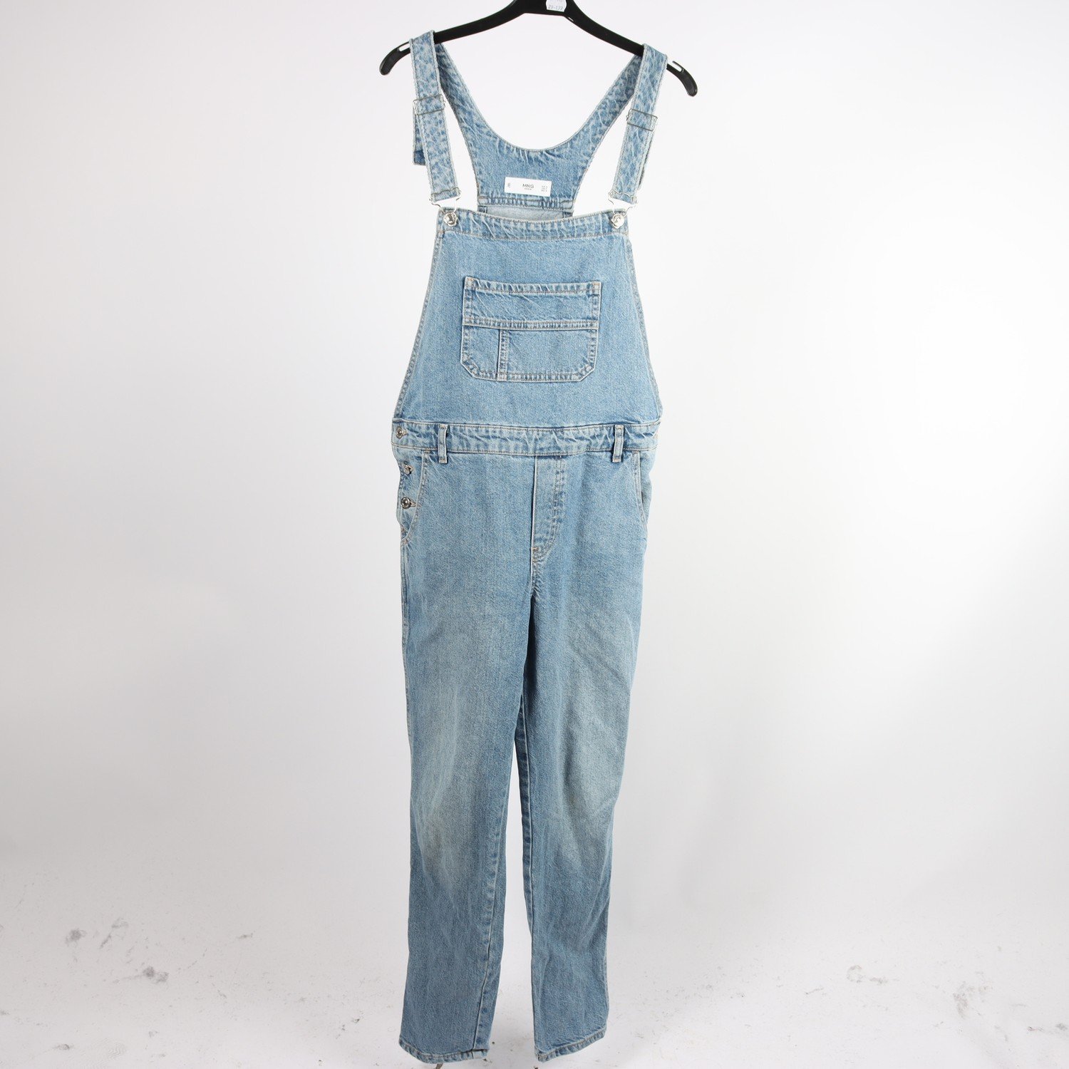 Denim hängsleByxor, MNG, stl. M