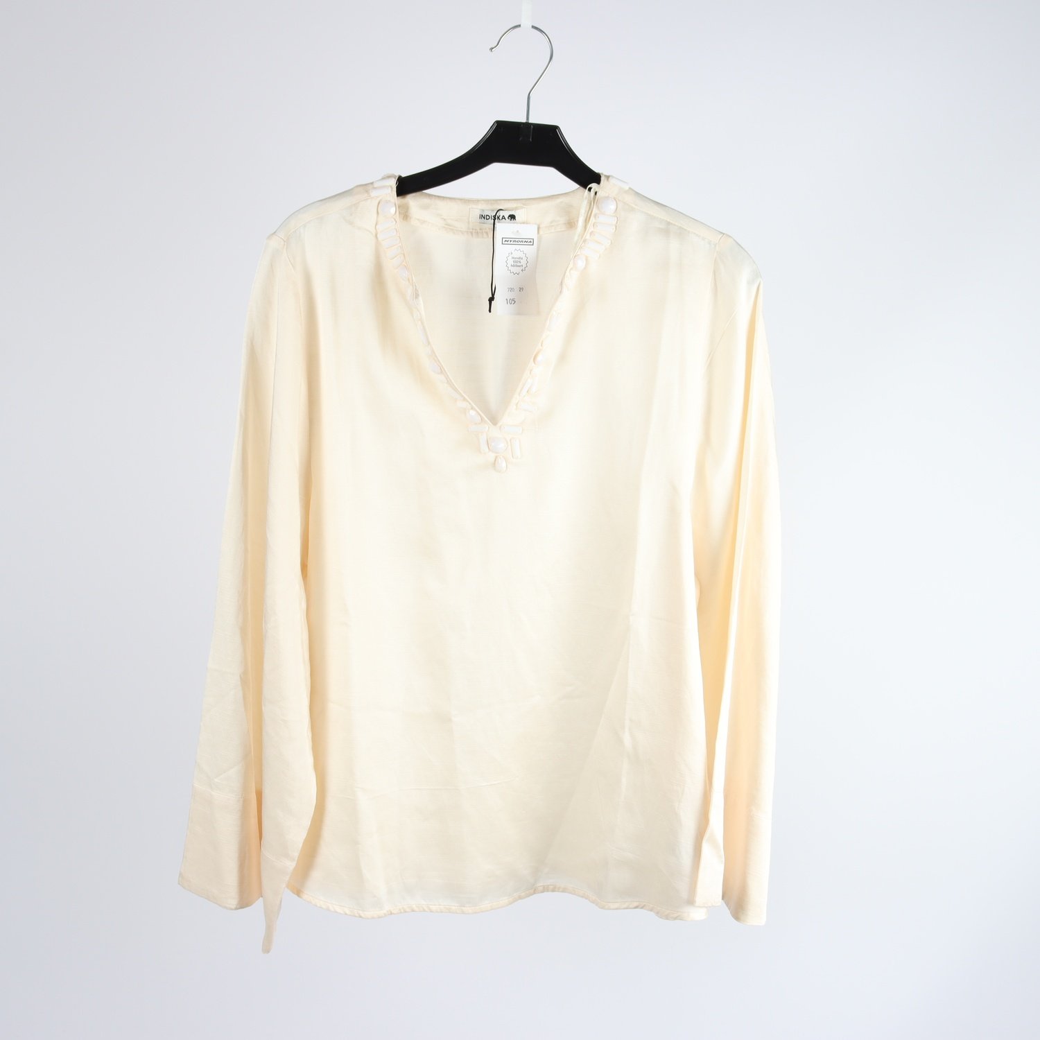 Blus, Indiska, cream, stl. XS