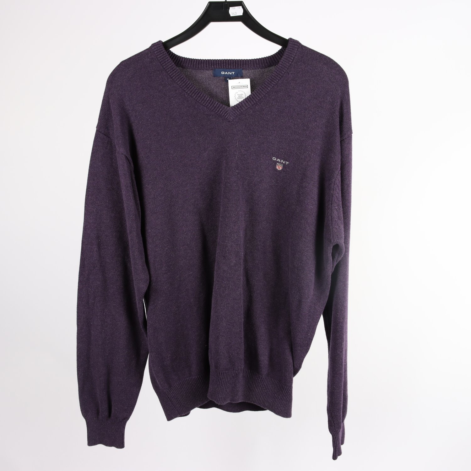 Tröja, Gant, lila, bomull, stl. XL