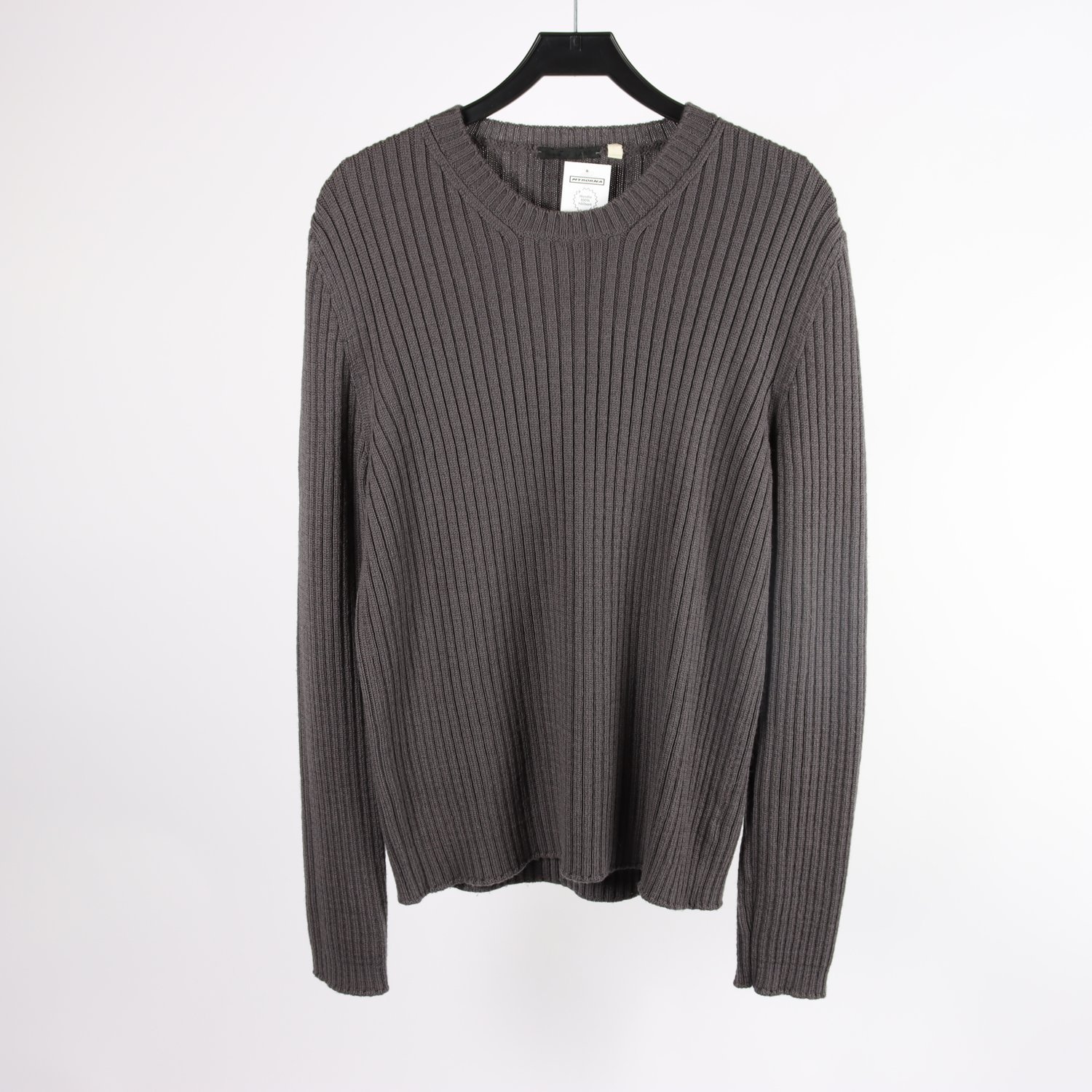 Tröja, Helmut Lang, grå, ull, stl. XL