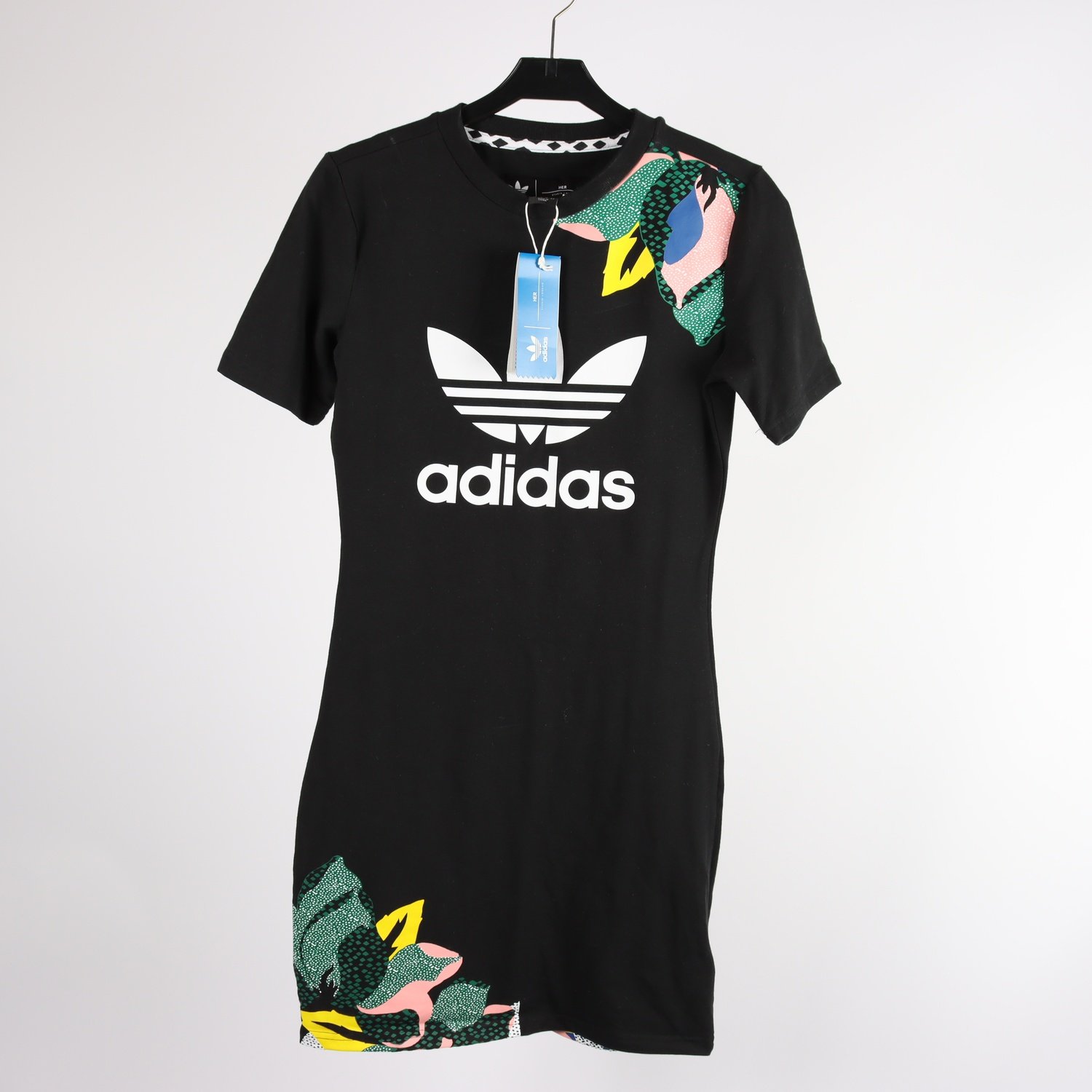 Klänning, Adidas, svart, stl. 36
