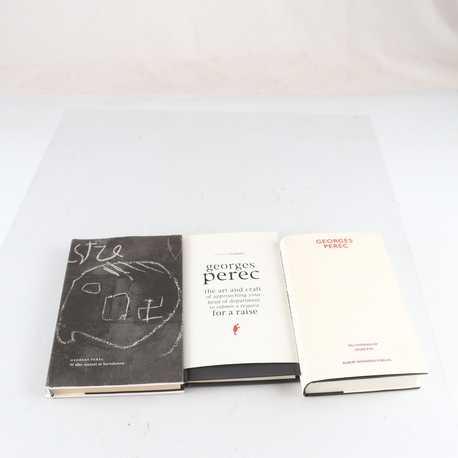 George Perec, bokpaket med 3 volymer