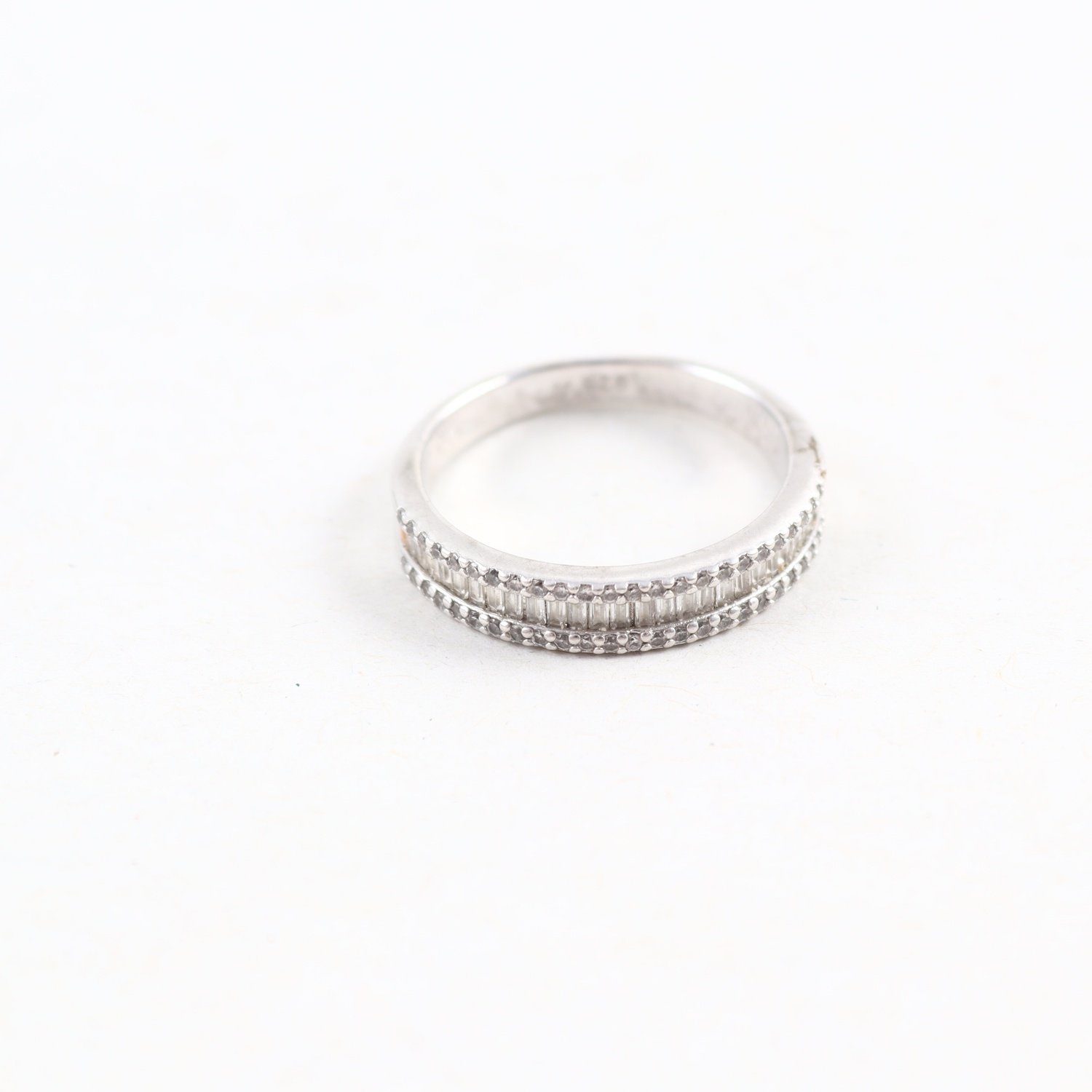 Ring, Silver, Stenar, Brv: 3,1g