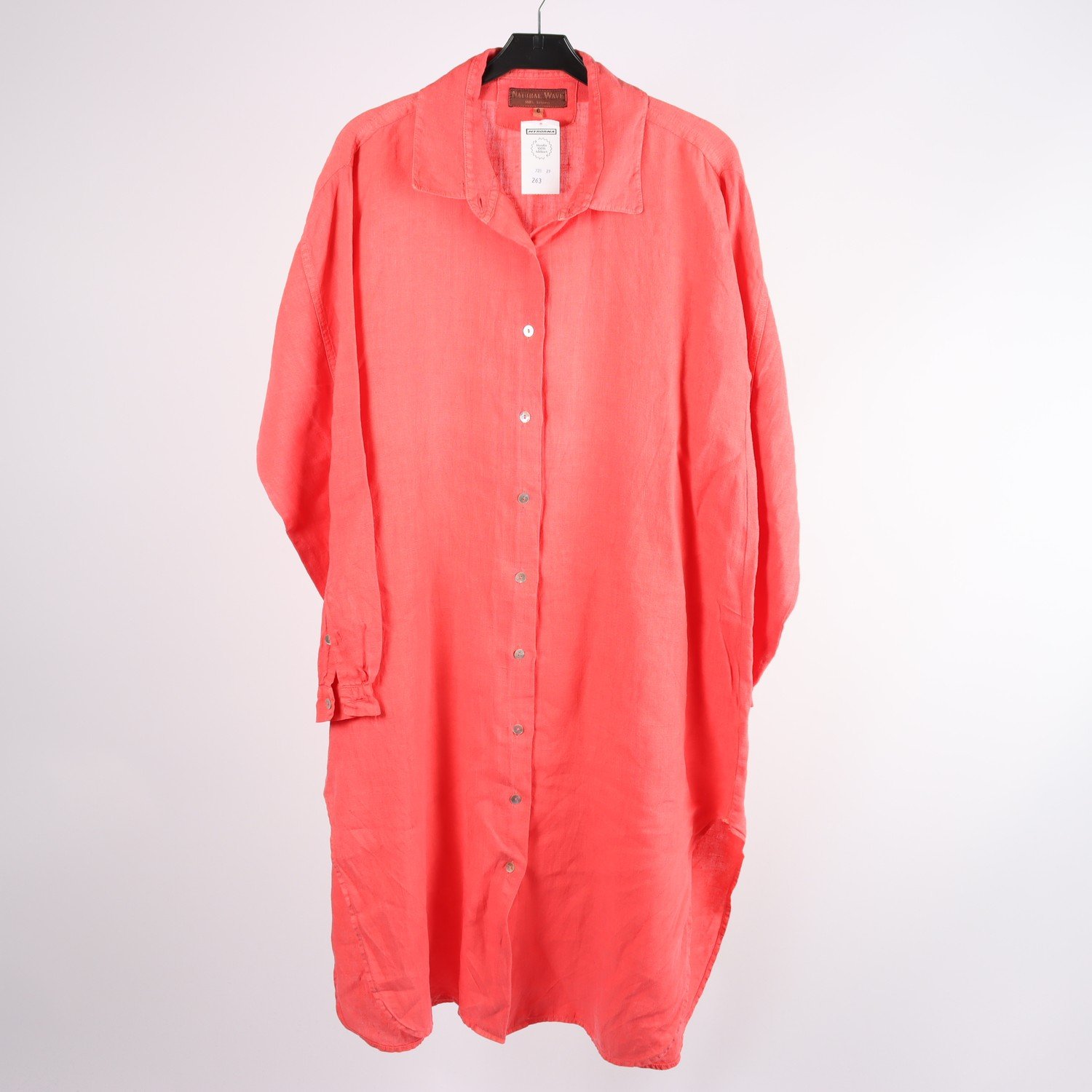 Klänning, Natural Wave, korall, stl. 6 (L/XL?)