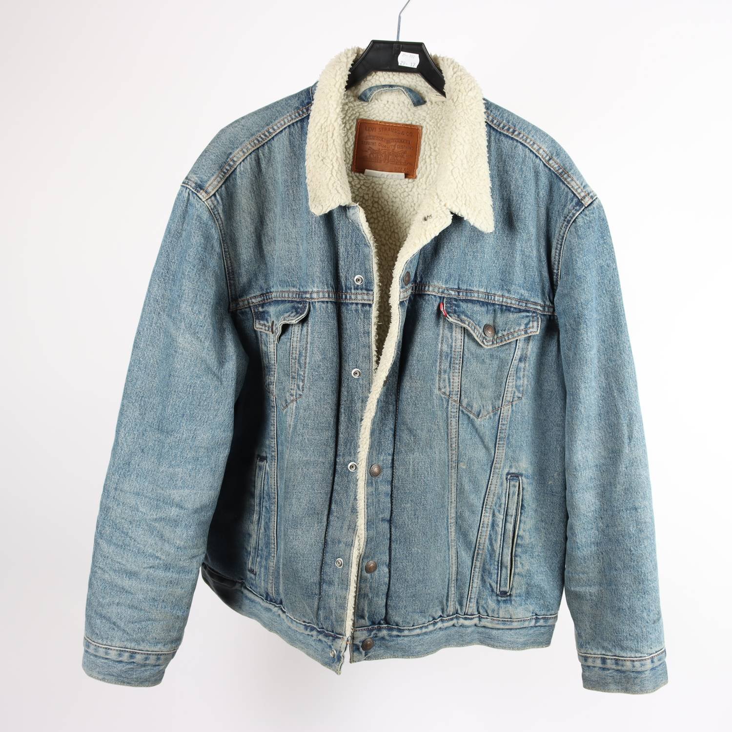 Fodrad jeansjacka, Levi’s, stl. XL