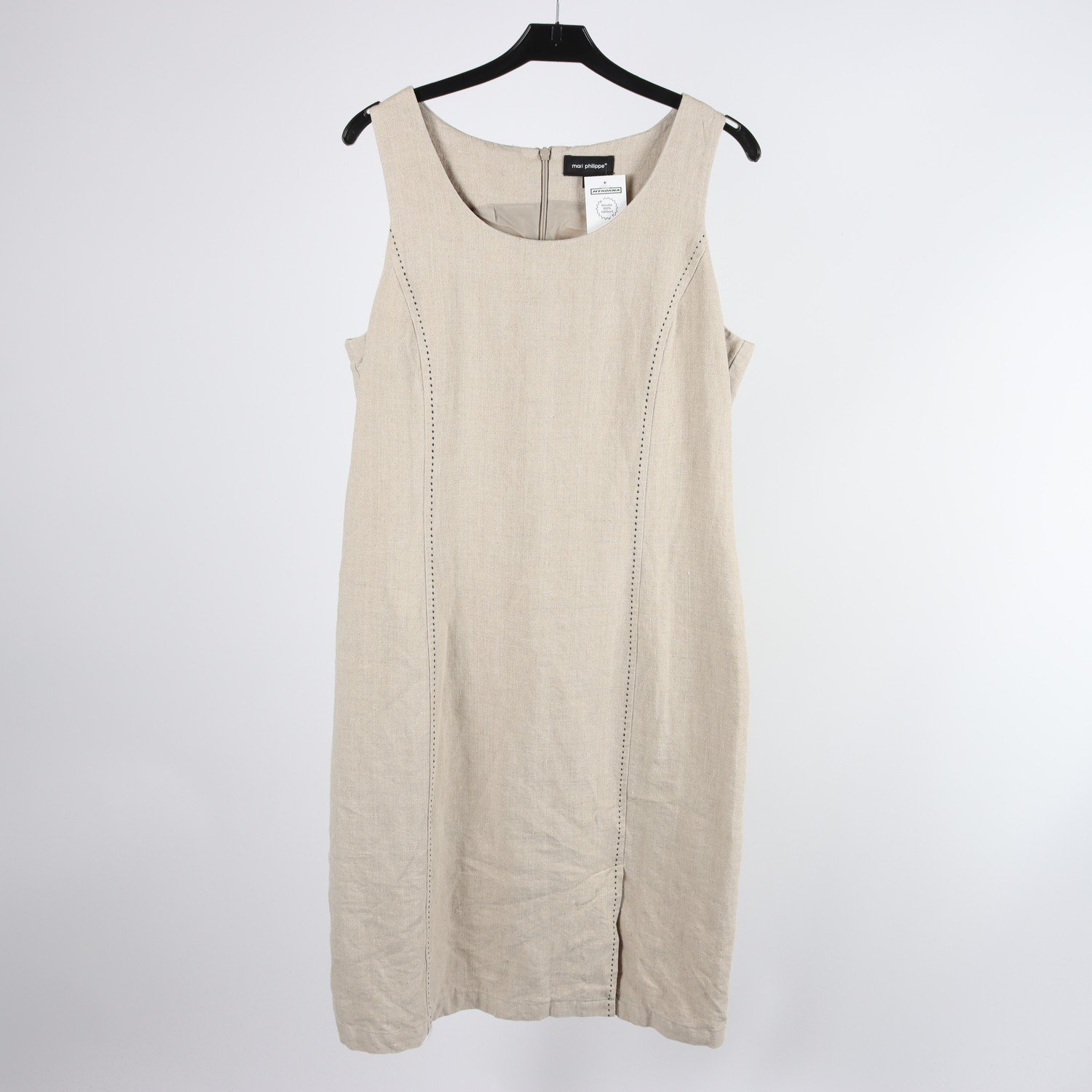 Klänning, Mari Fhilippe, beige, lin, stl. 42