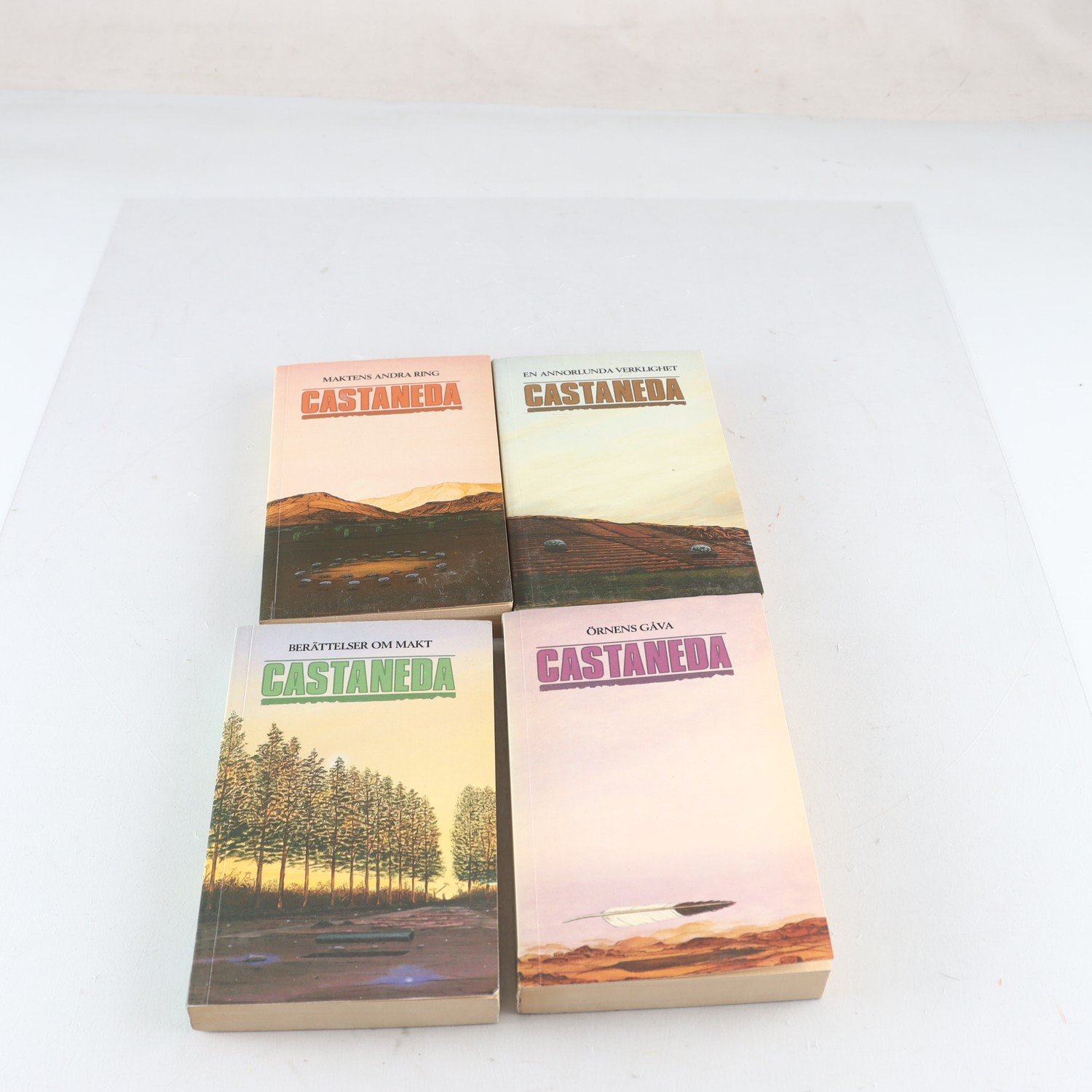Carlos Castaneda, bokpaket med 4 volymer