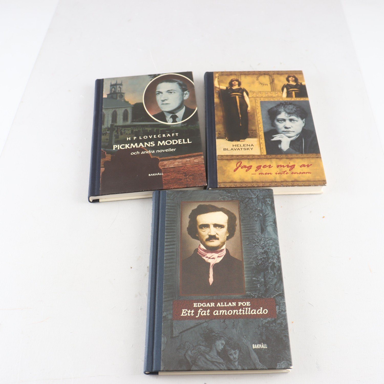 H.P. Lovecraft, Helena Blavatsky, Edgar Allan Poe, 3 vol.