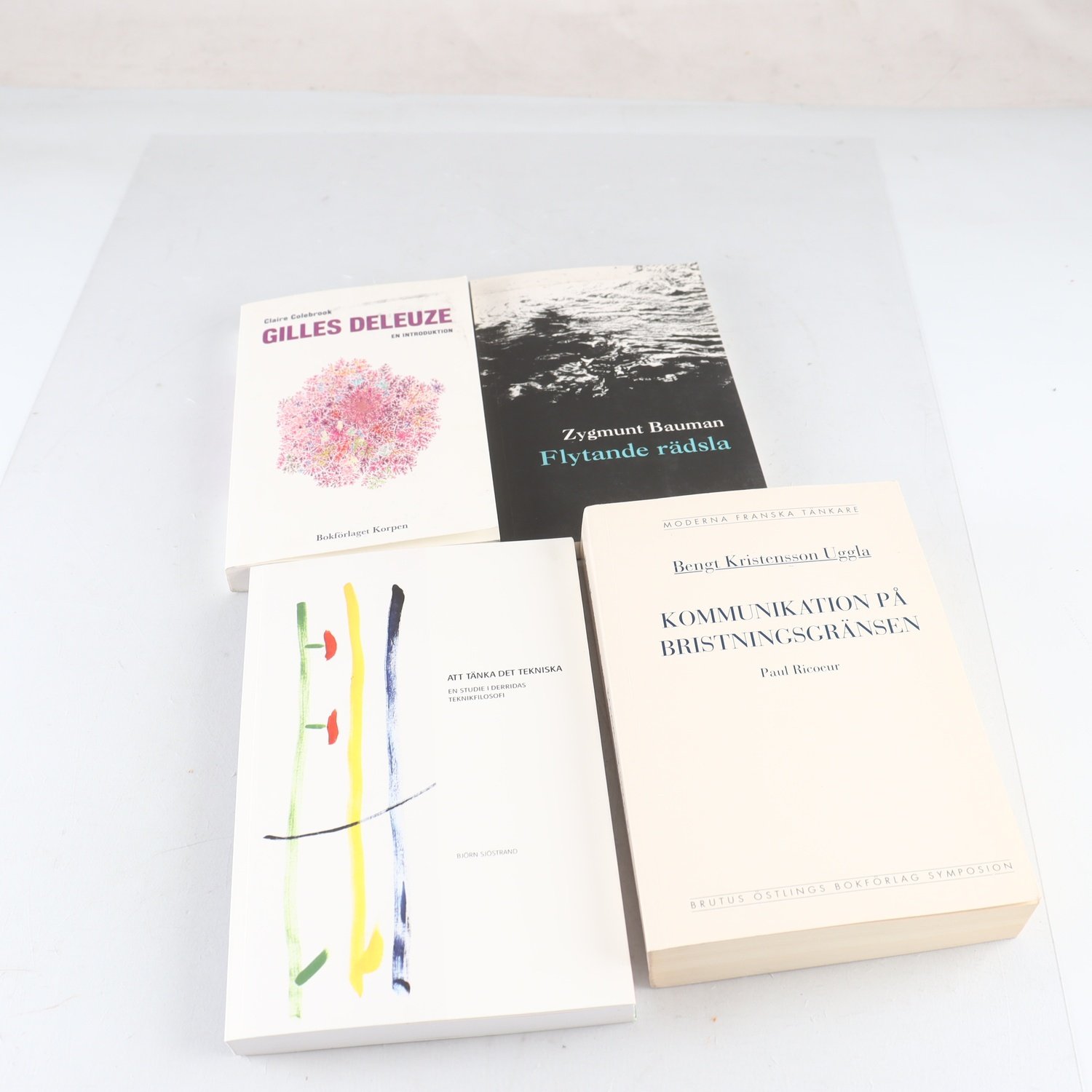 Postmodern filosofi, bokpaket med 4 volymer