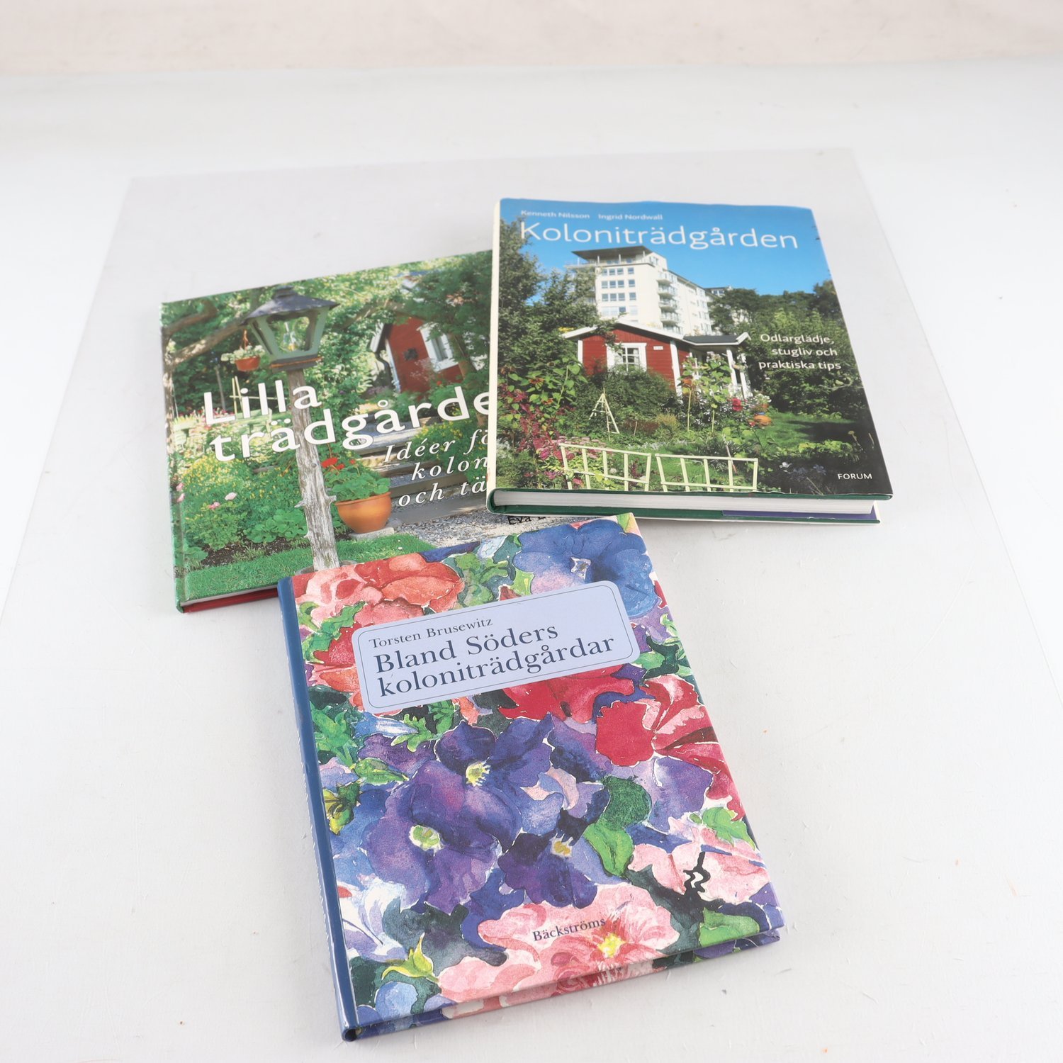 Bokpaket: Koloniträdgårdar, 3 volymer