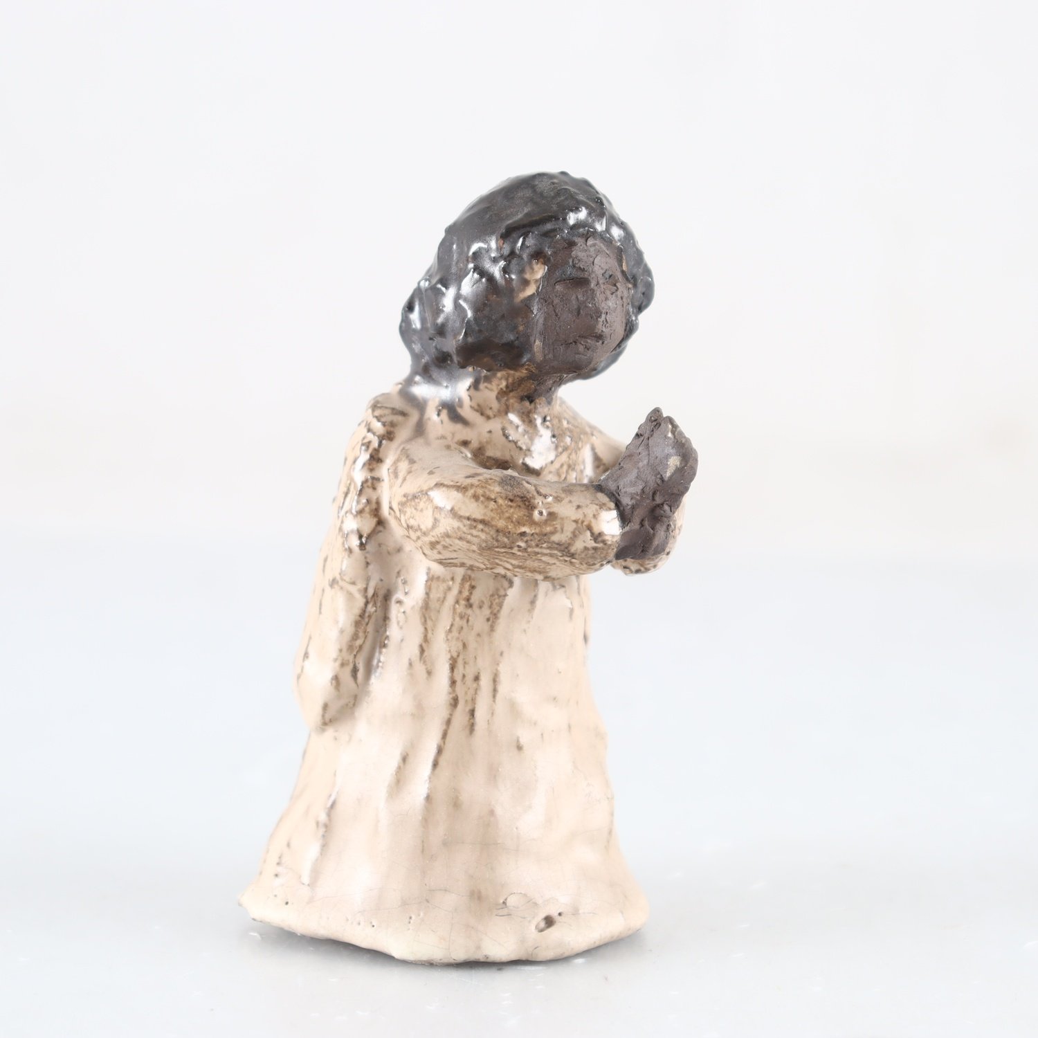 Figurin, keramik, osignerad