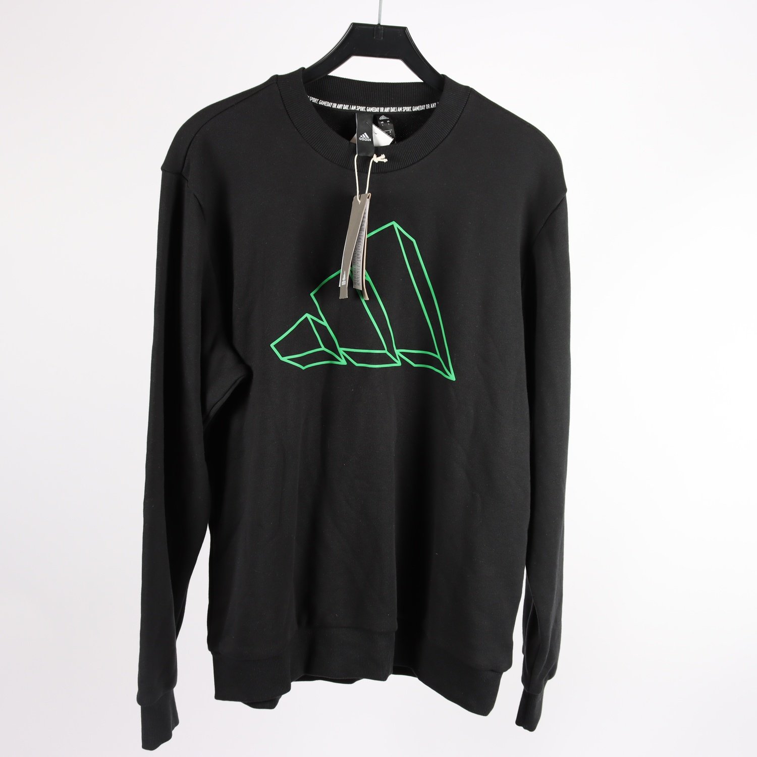 Tröja, Adidas, svart, stl. L