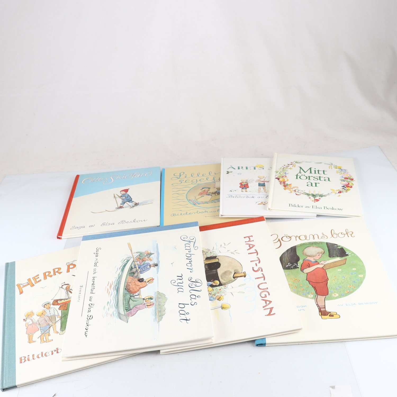 Elsa Beskow, bokpaket med 8 volymer