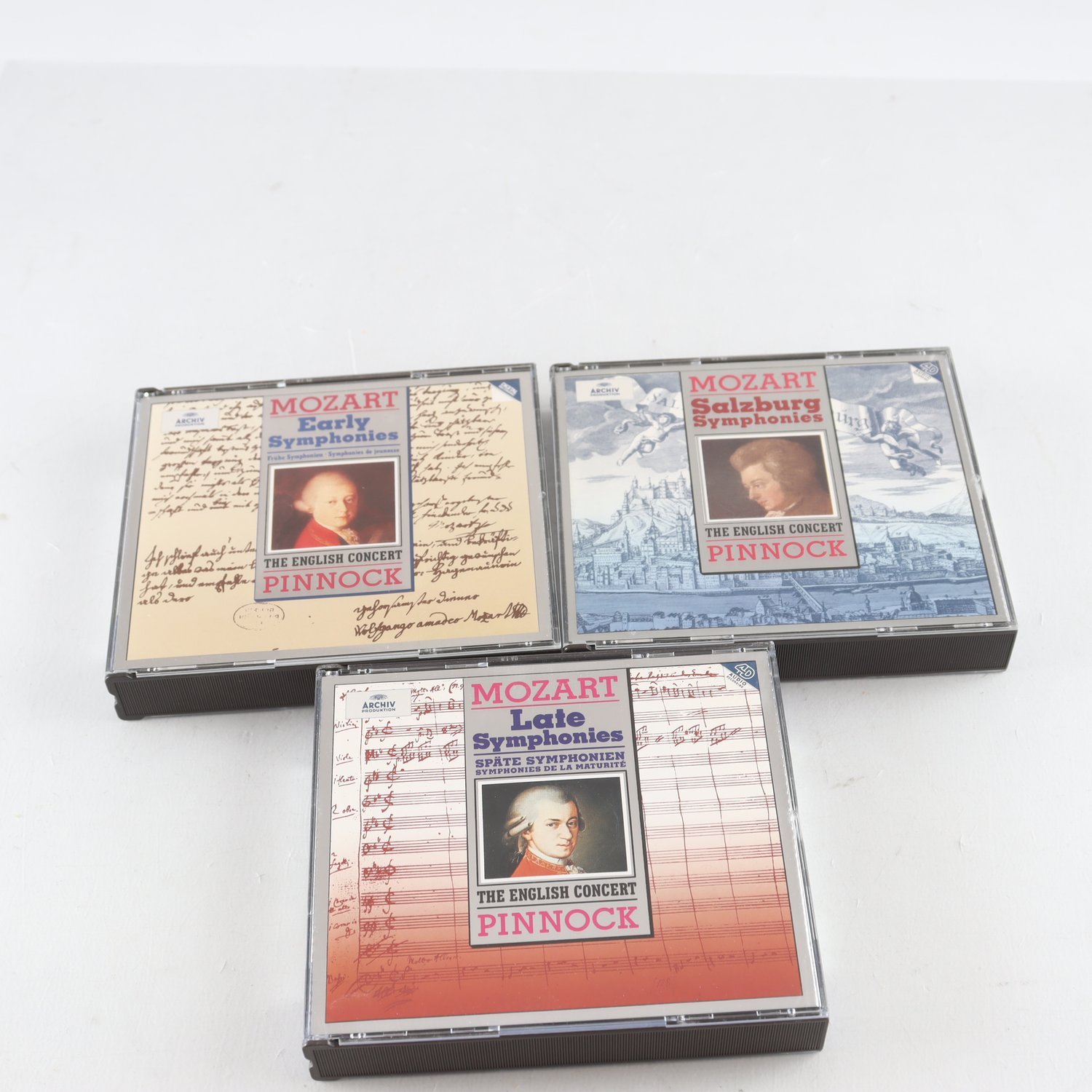 CD 3 titlar Mozart, The English Concert