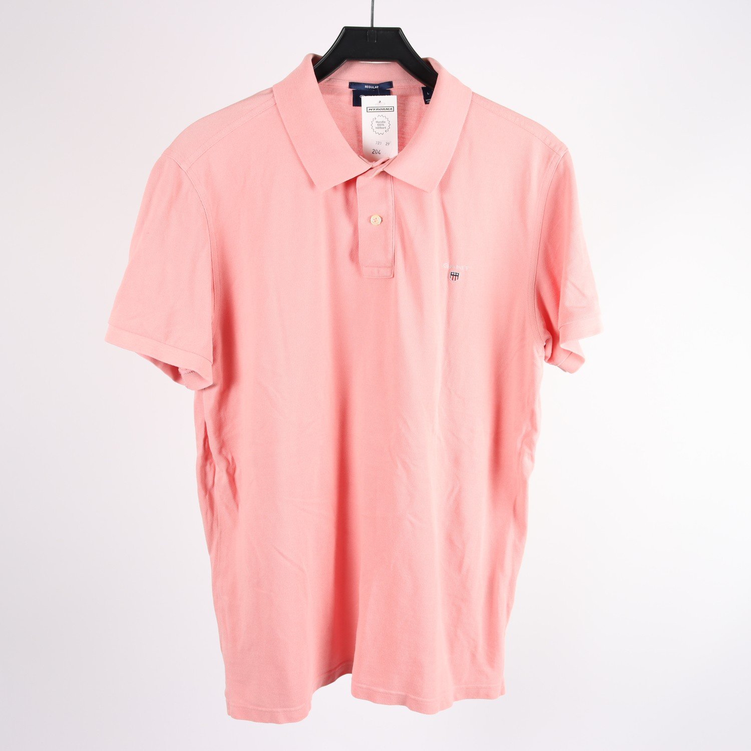 Pikètröja, Gant, rosa, stl. L