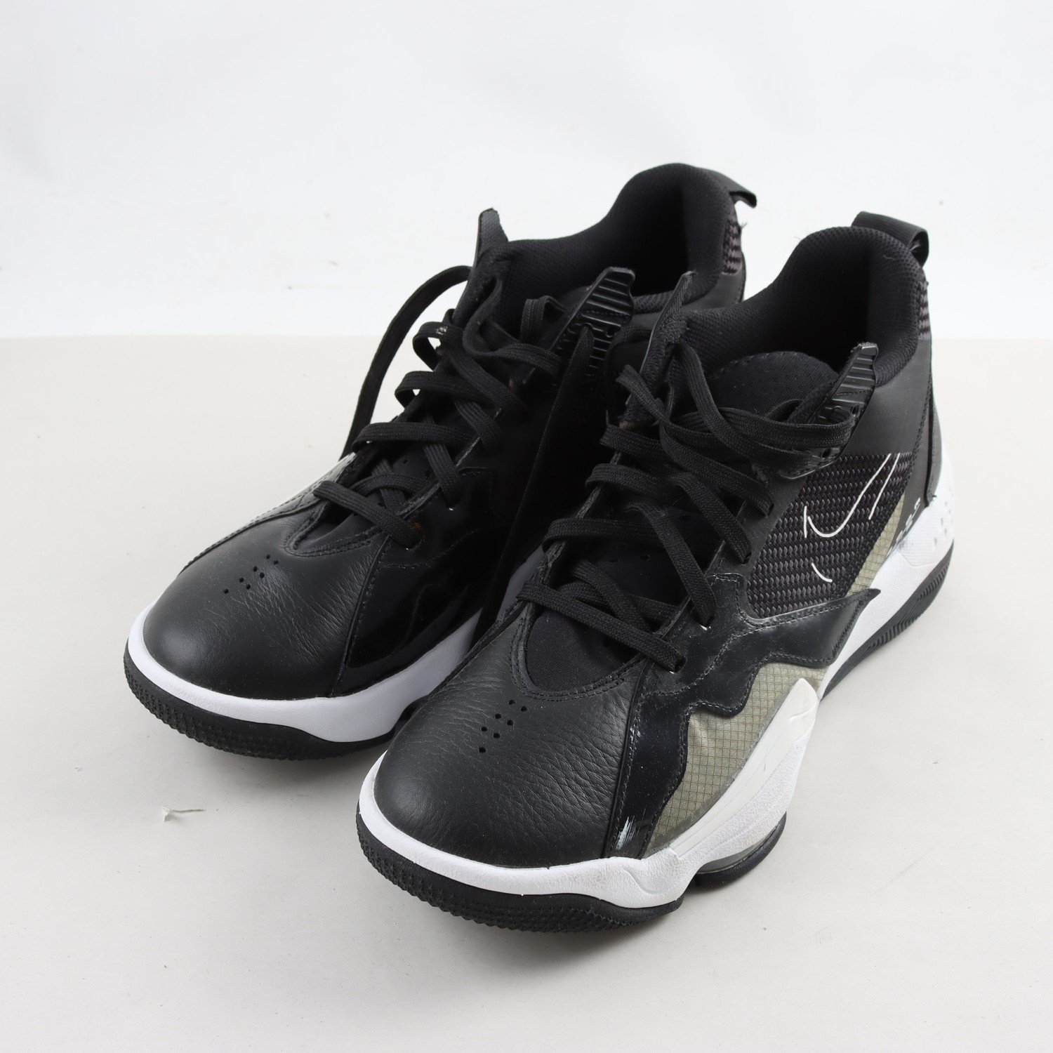 Sneakers, Nike, Jordan, svart, grön, stl. 45