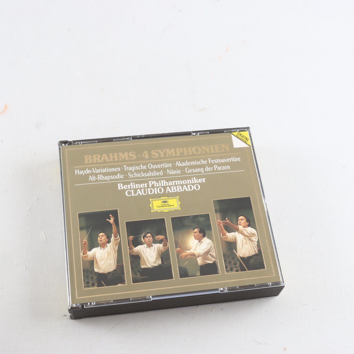 CD Brahms, Berliner Philharmoniker, Claudio Abbado, 4 Symphonien