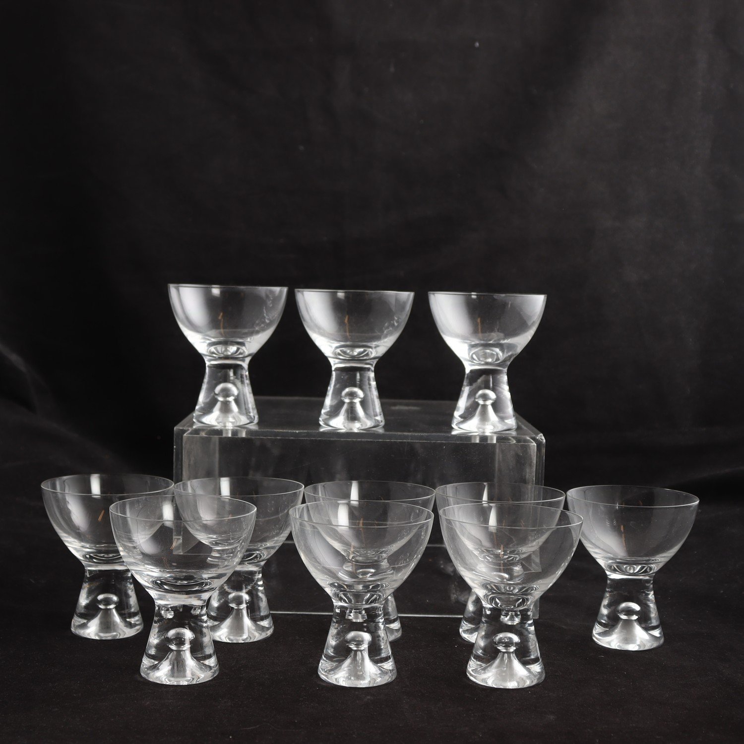 Glas, Tapio, Tapio Wirkkala, Iittala, 11 st. Endast avhämtning.