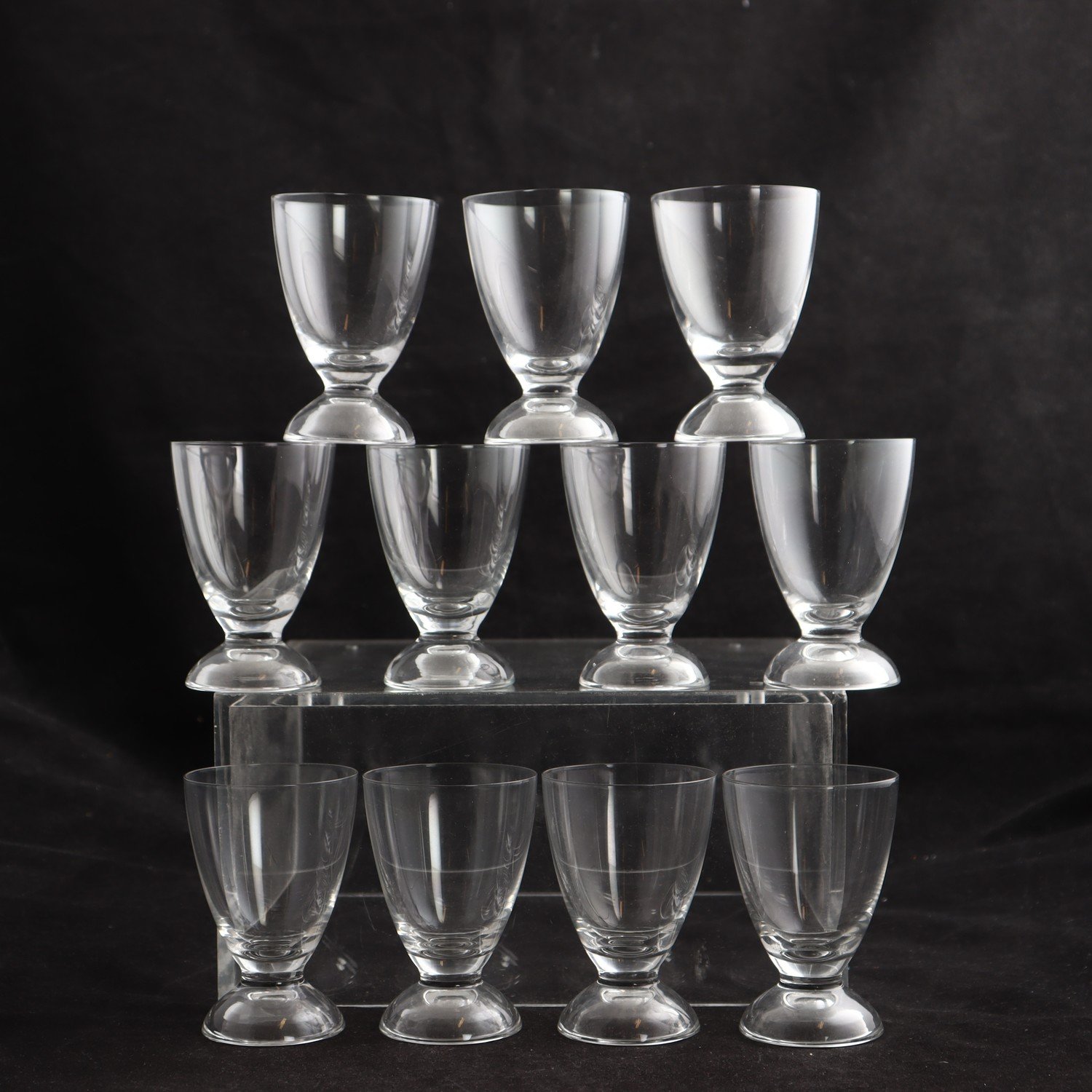 Glas, Vasa, Simon Gate, Orrefors, 11 st. Samfraktas ej.